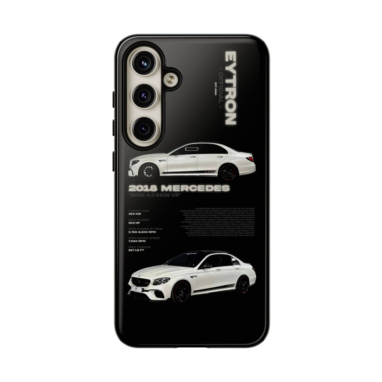 "Benz 4.0 E63S V8" Sturdy Case