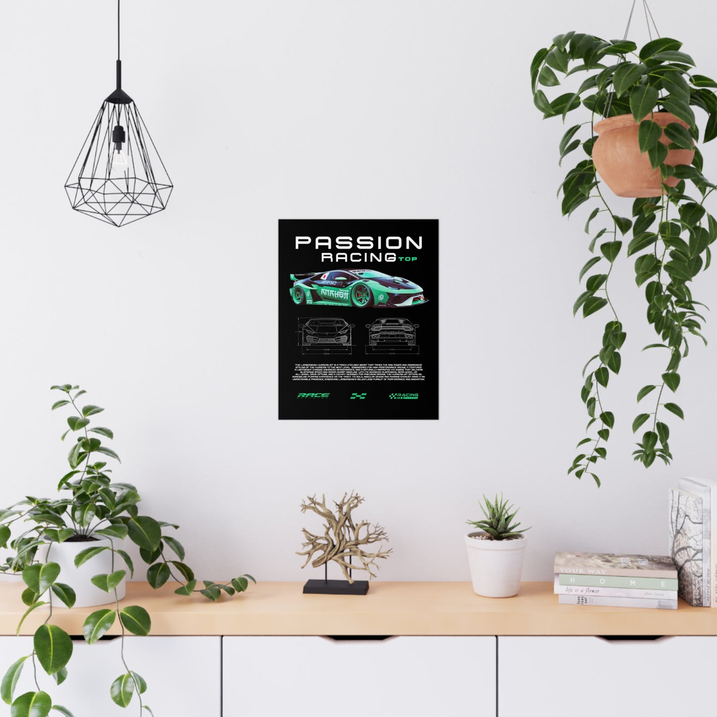 "Huracán GT" Matte Poster