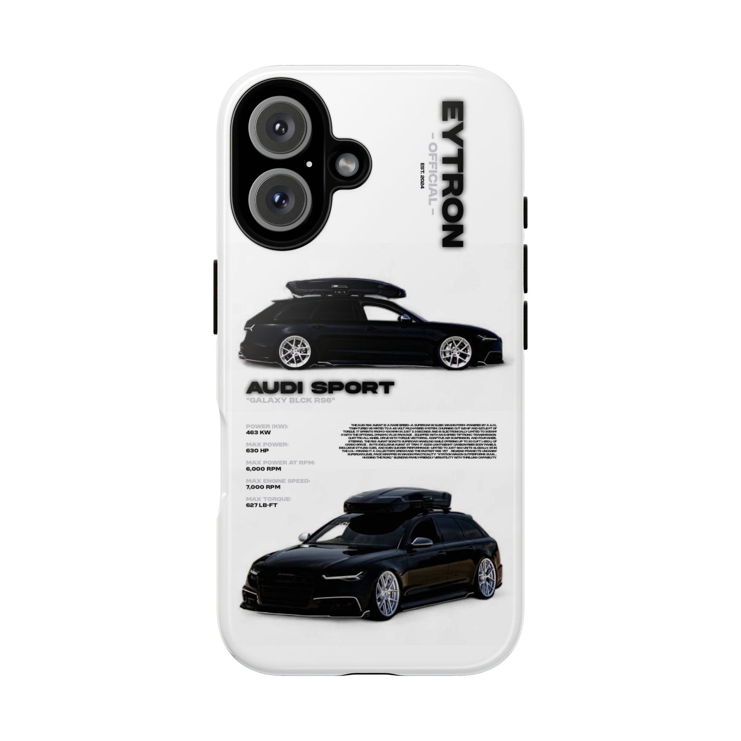 "Galaxy BLCK RS6" Sturdy Case