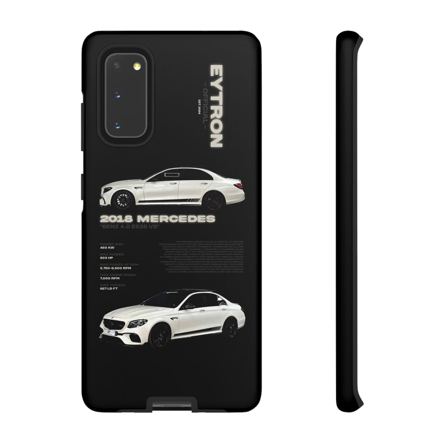 "Benz 4.0 E63S V8" Sturdy Case