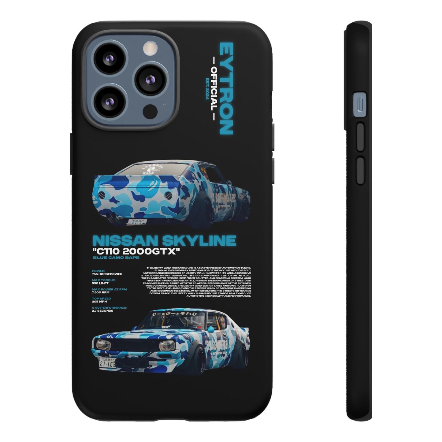 "Blue Camo Bape" Sturdy Case