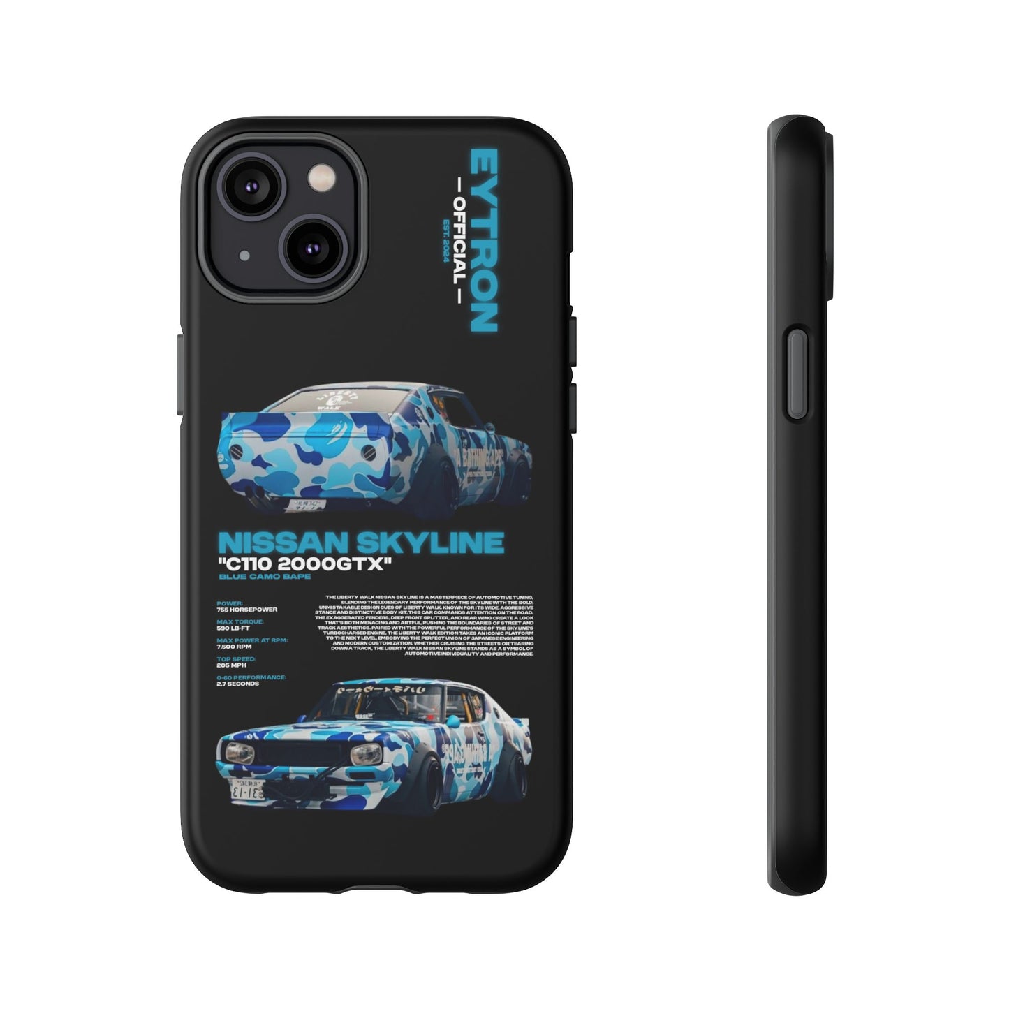 "Blue Camo Bape" Sturdy Case