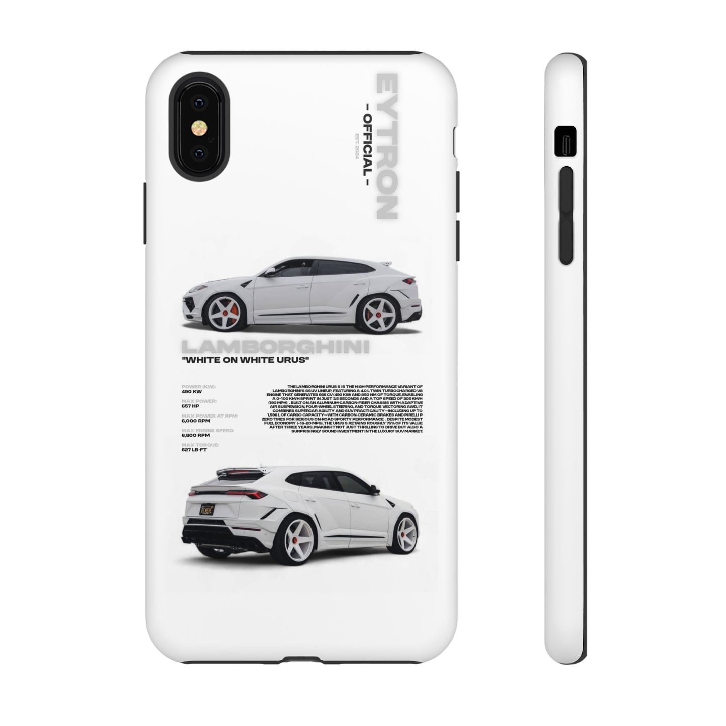 "White On White Urus" Sturdy Case