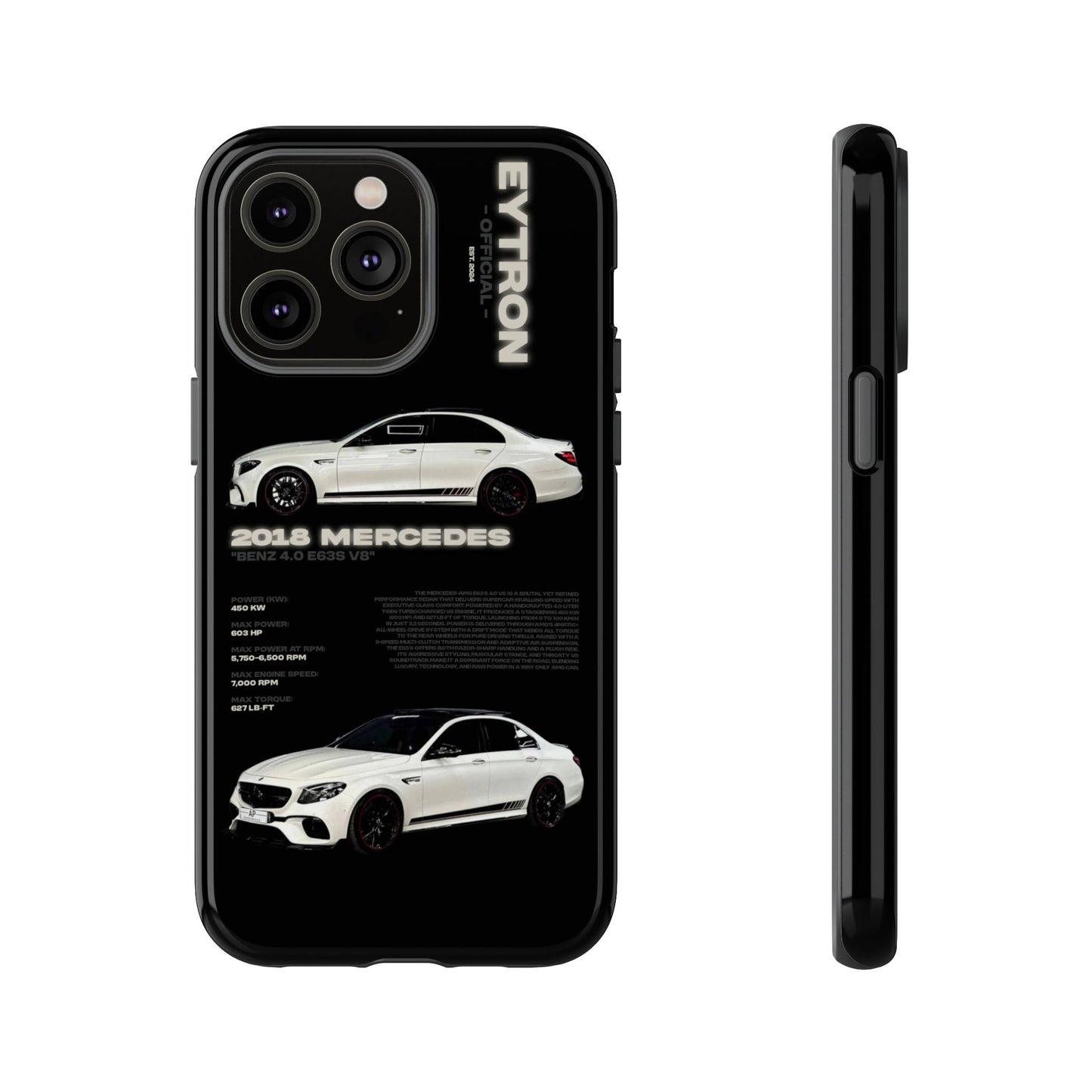"Benz 4.0 E63S V8" Sturdy Case