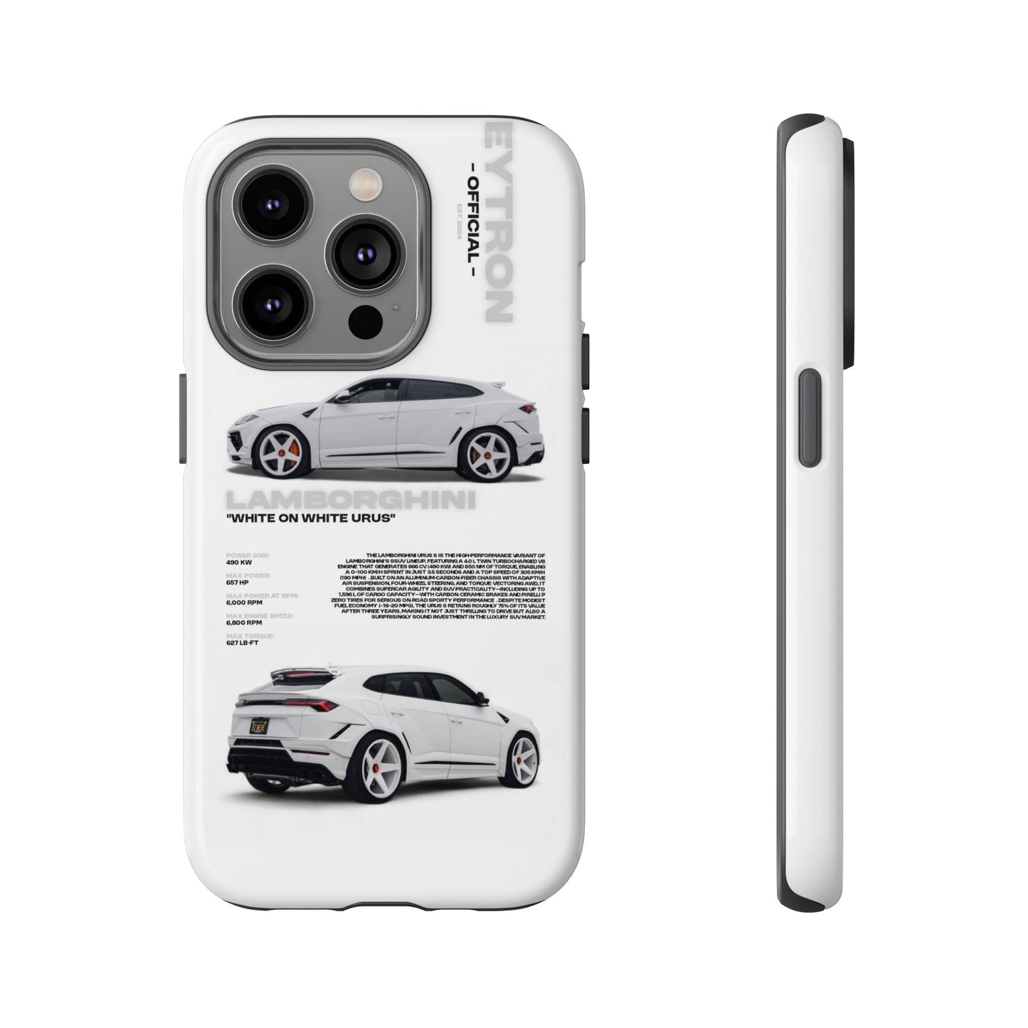 "White On White Urus" Sturdy Case