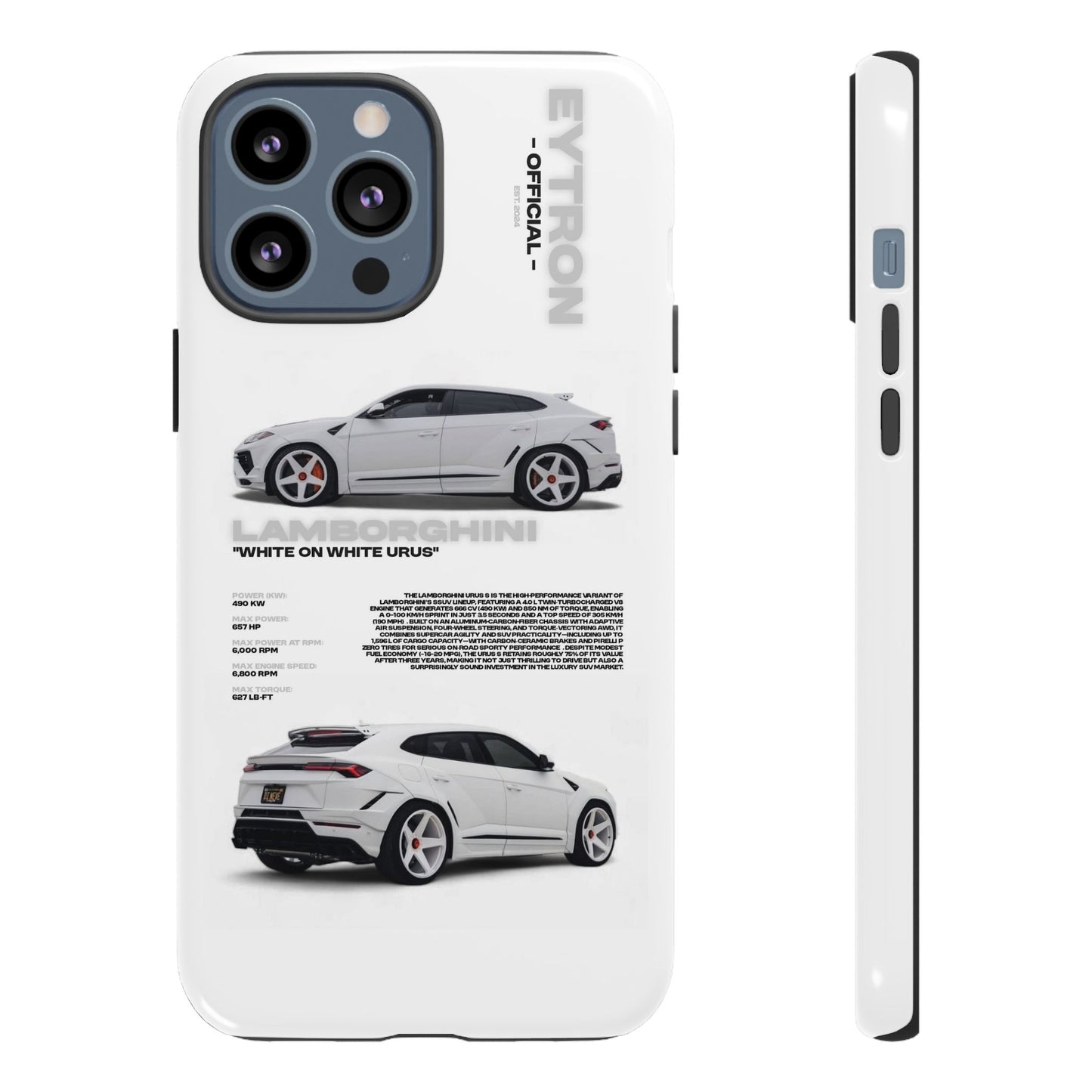 "White On White Urus" Sturdy Case