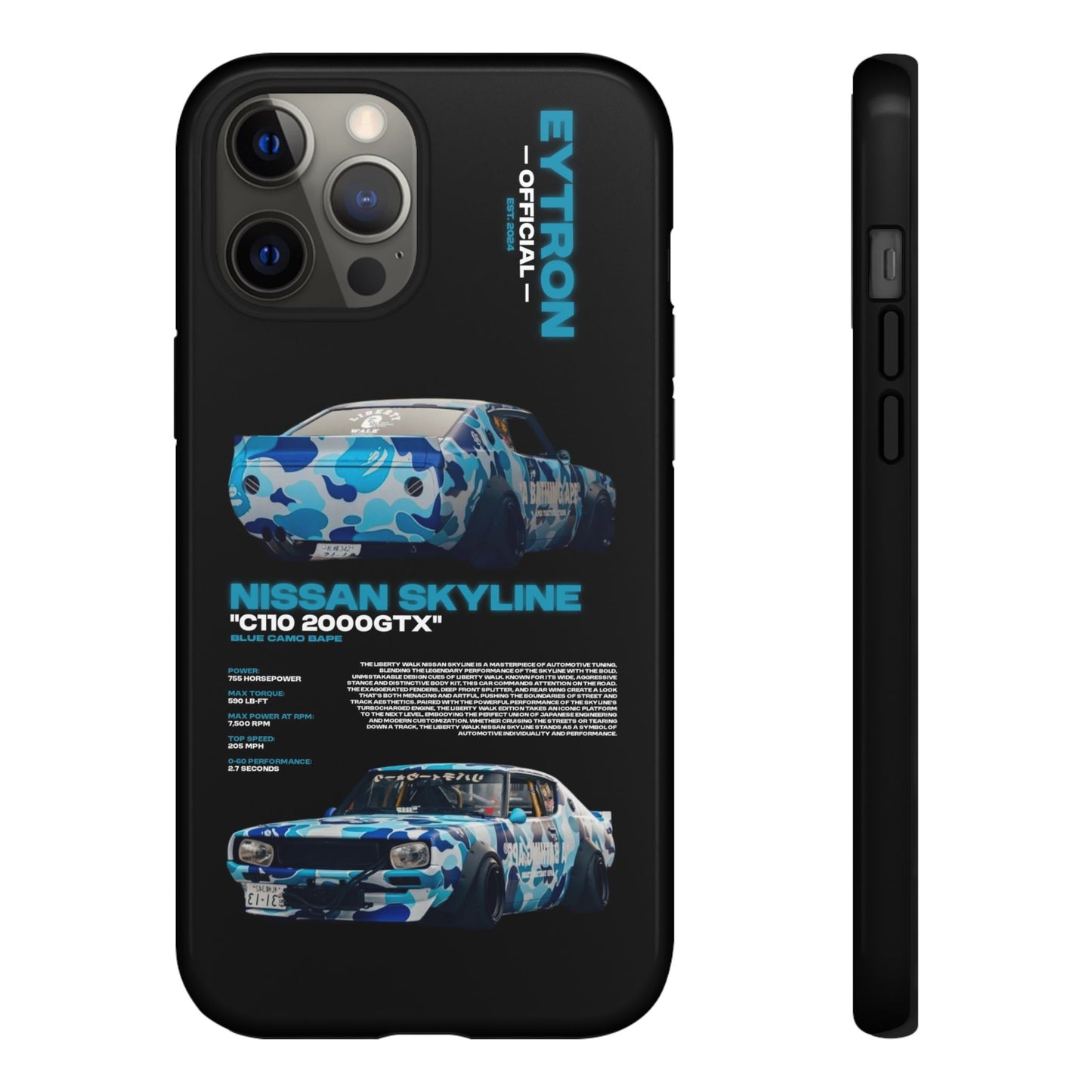 "Blue Camo Bape" Sturdy Case