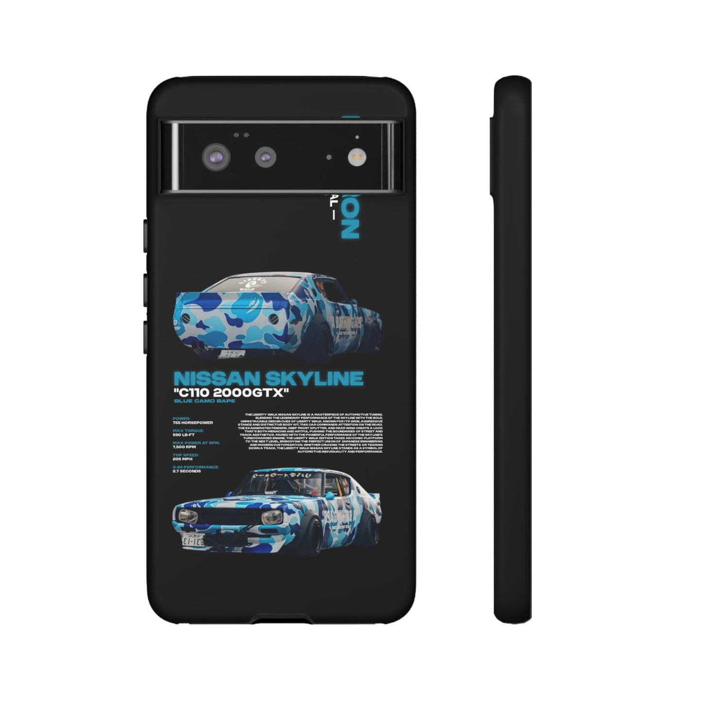 "Blue Camo Bape" Sturdy Case