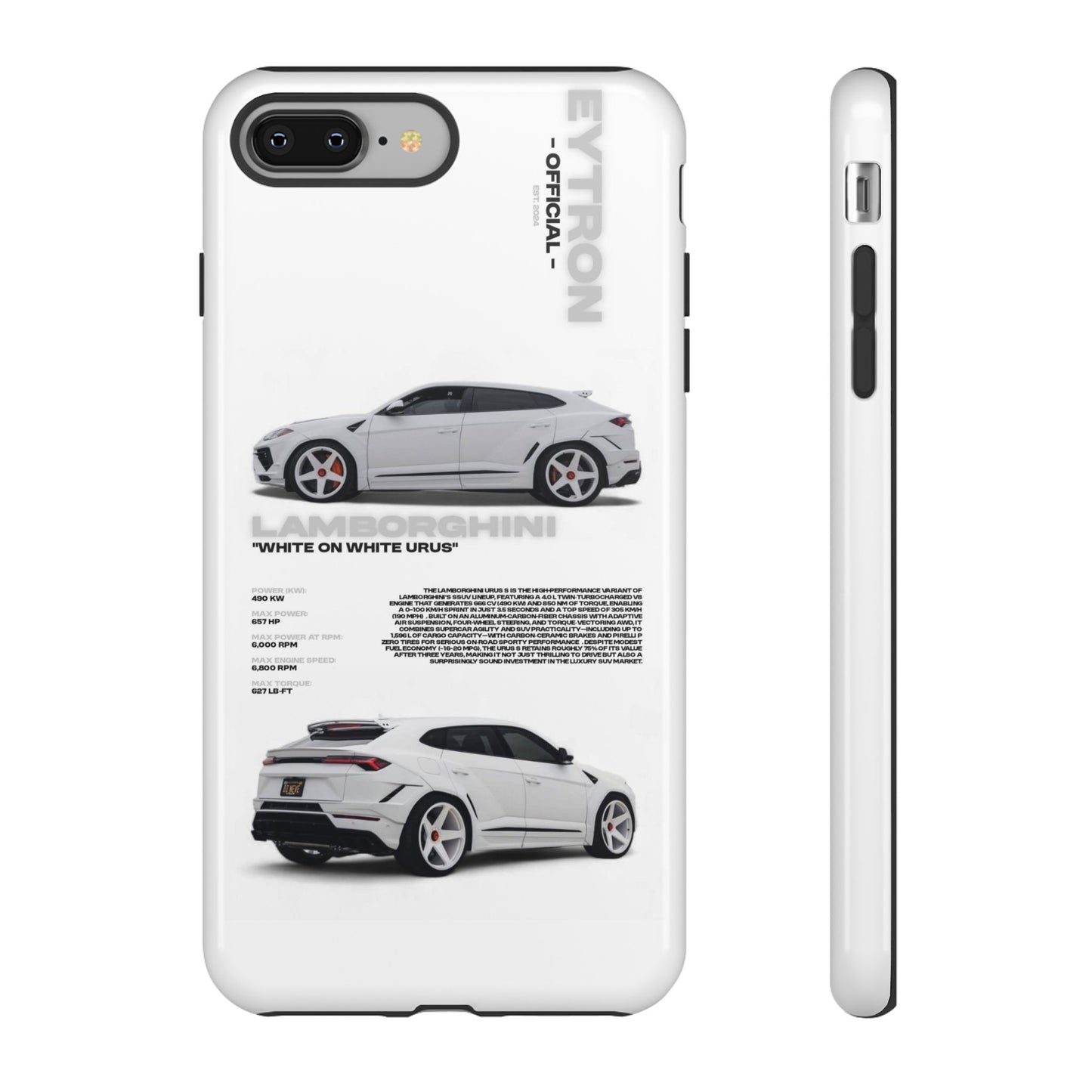 "White On White Urus" Sturdy Case