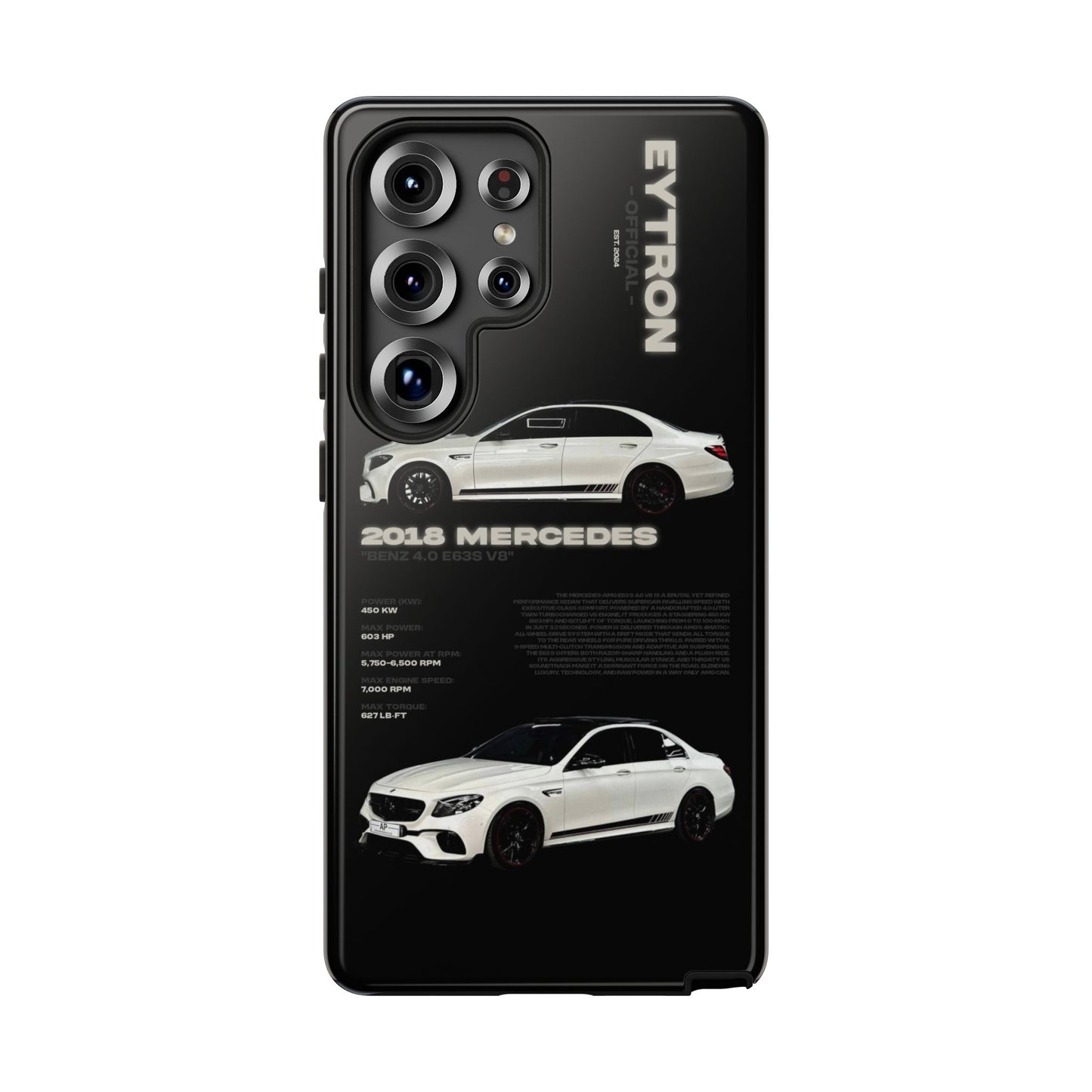 "Benz 4.0 E63S V8" Sturdy Case