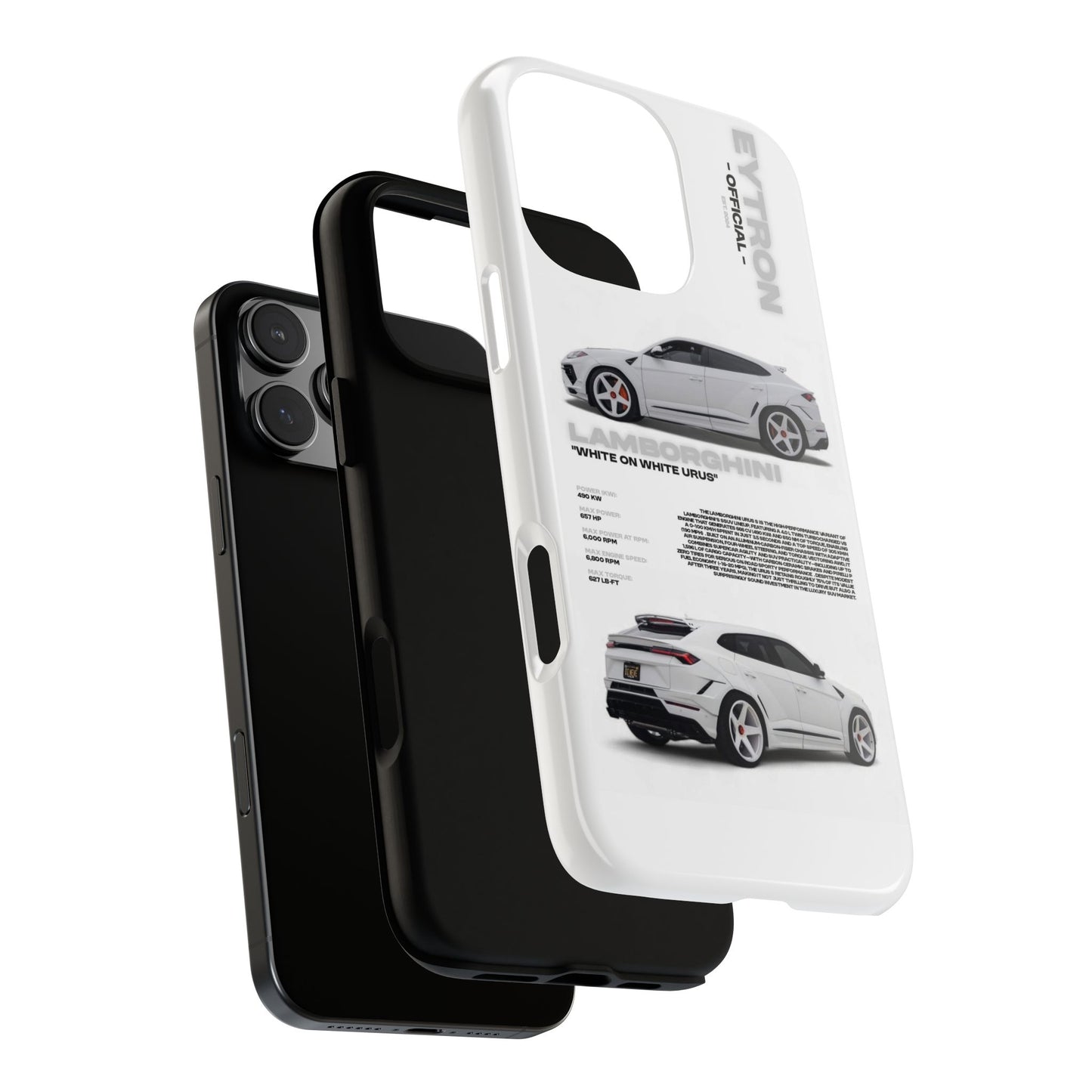 "White On White Urus" Sturdy Case