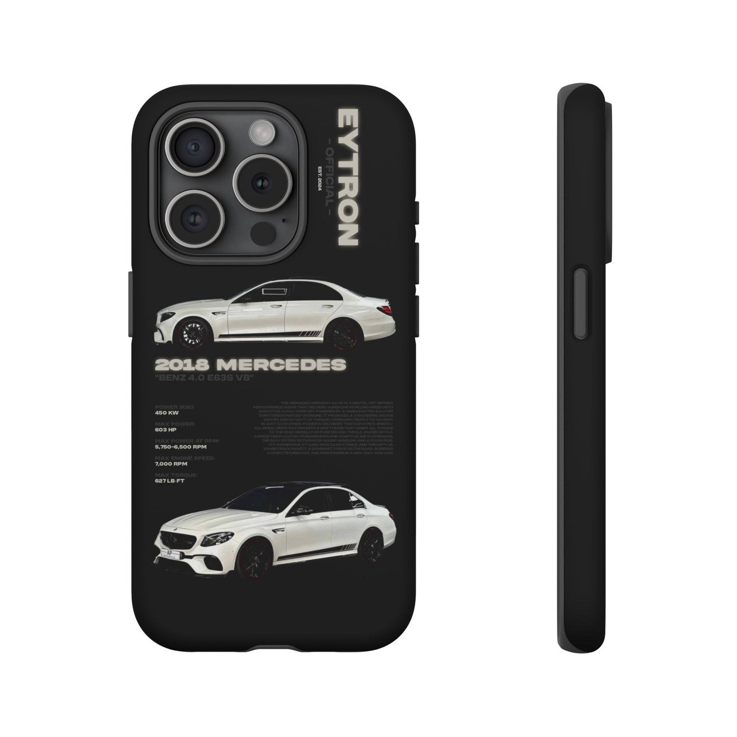 "Benz 4.0 E63S V8" Sturdy Case
