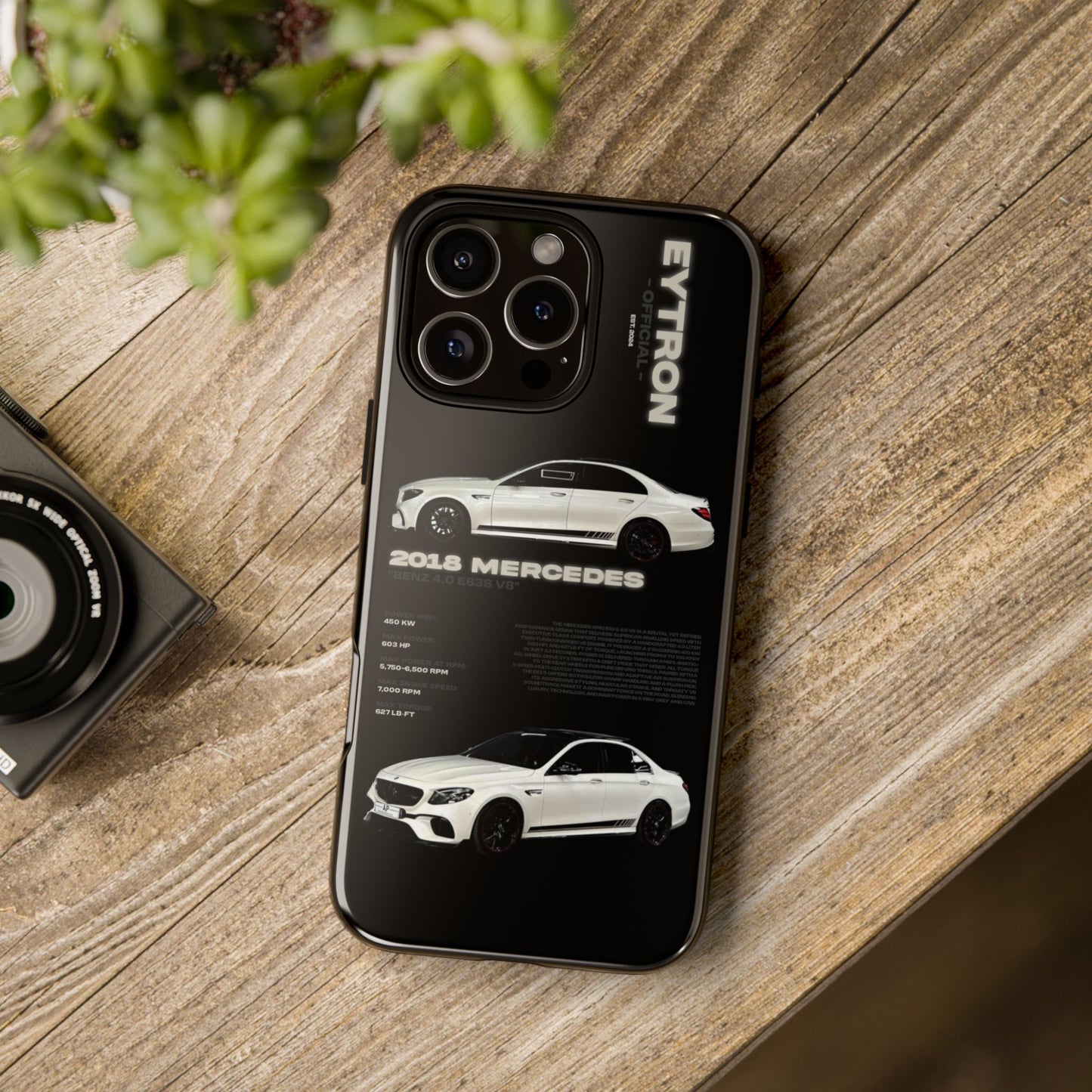 "Benz 4.0 E63S V8" Sturdy Case
