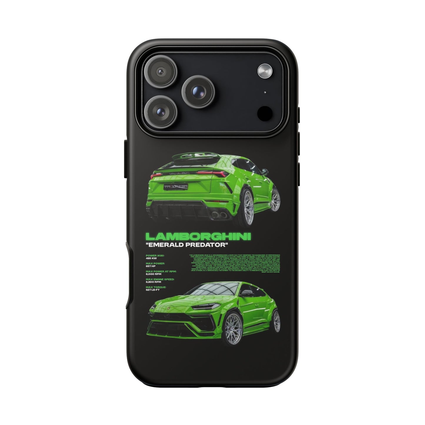 "Emerald Predator" Sturdy Case