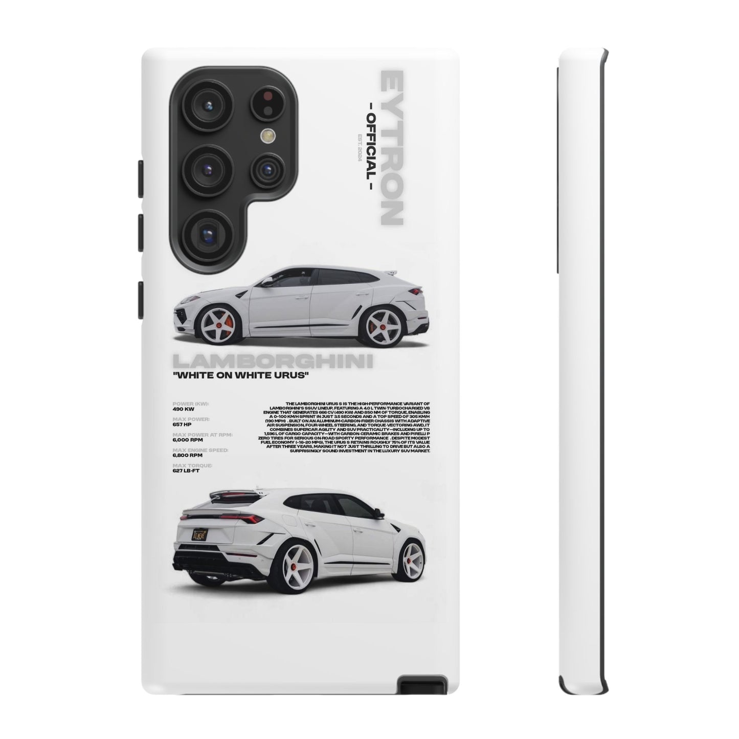 "White On White Urus" Sturdy Case