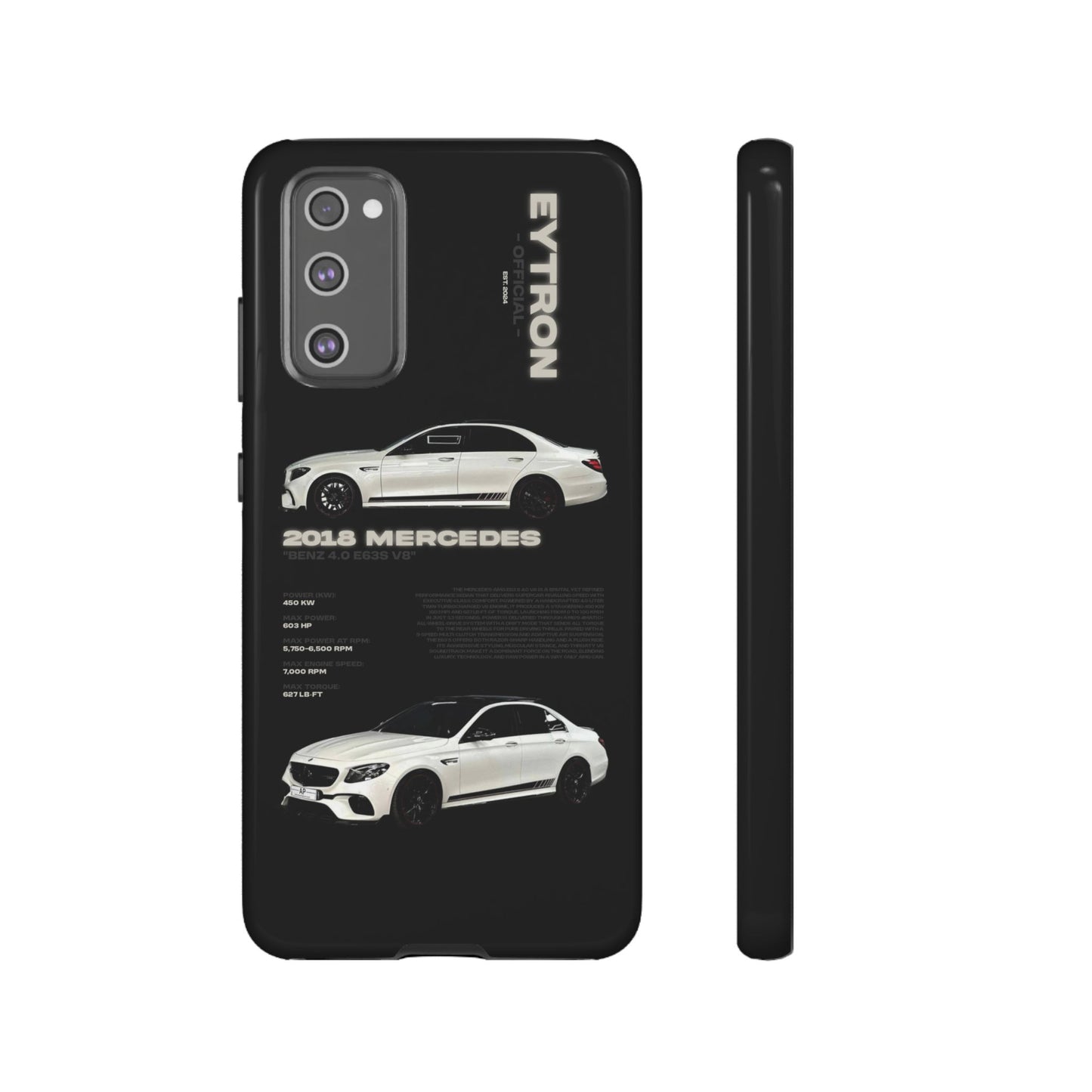 "Benz 4.0 E63S V8" Sturdy Case