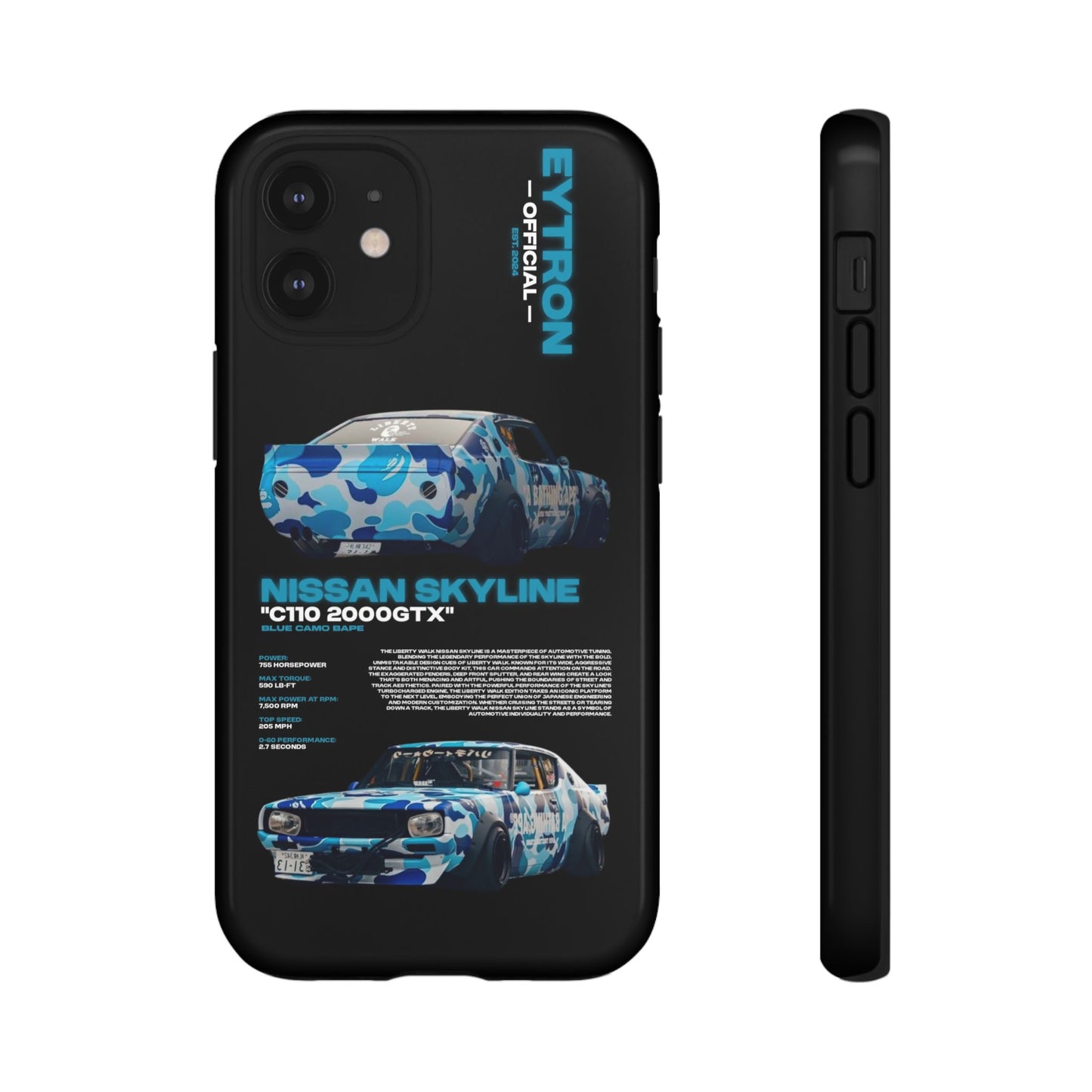 "Blue Camo Bape" Sturdy Case