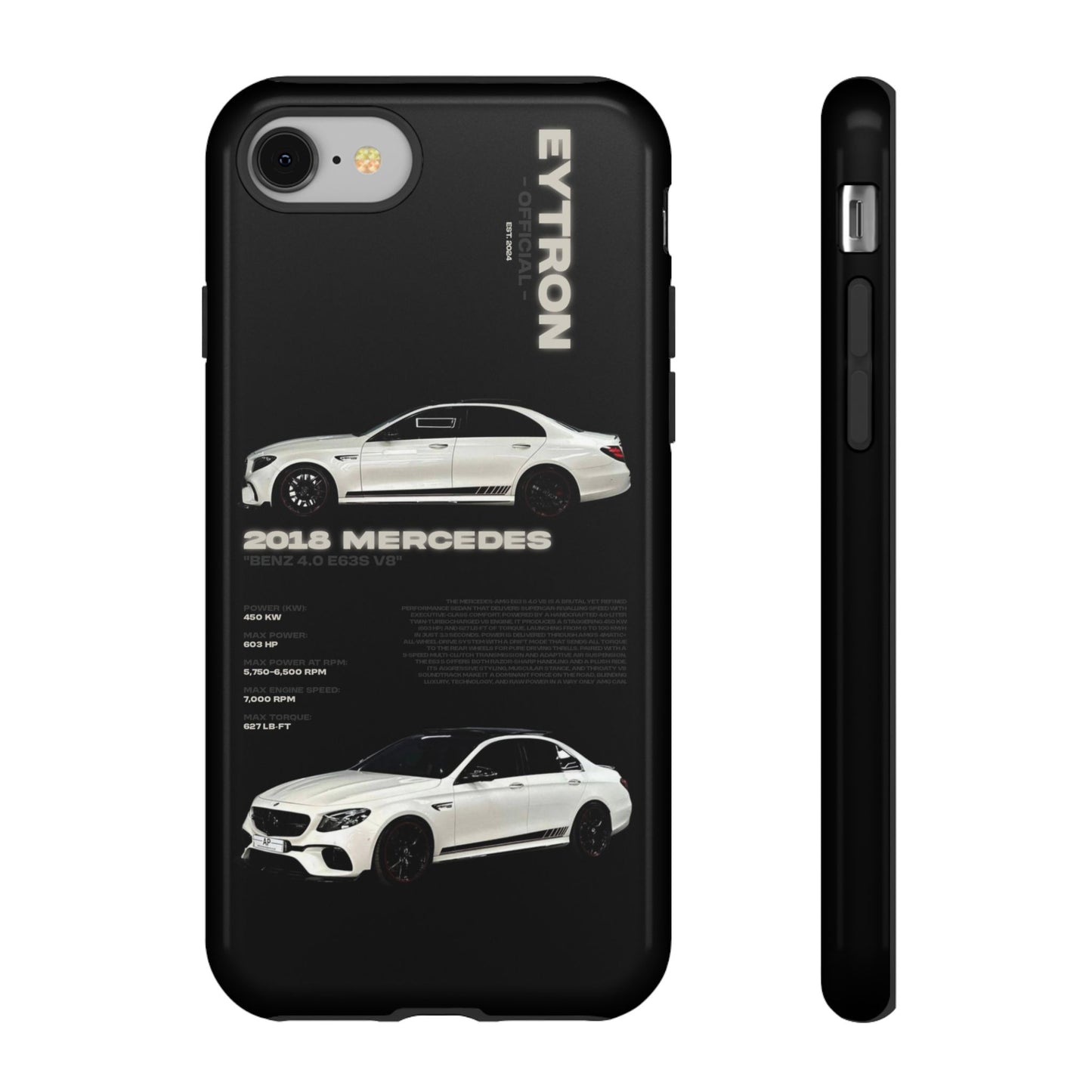"Benz 4.0 E63S V8" Sturdy Case