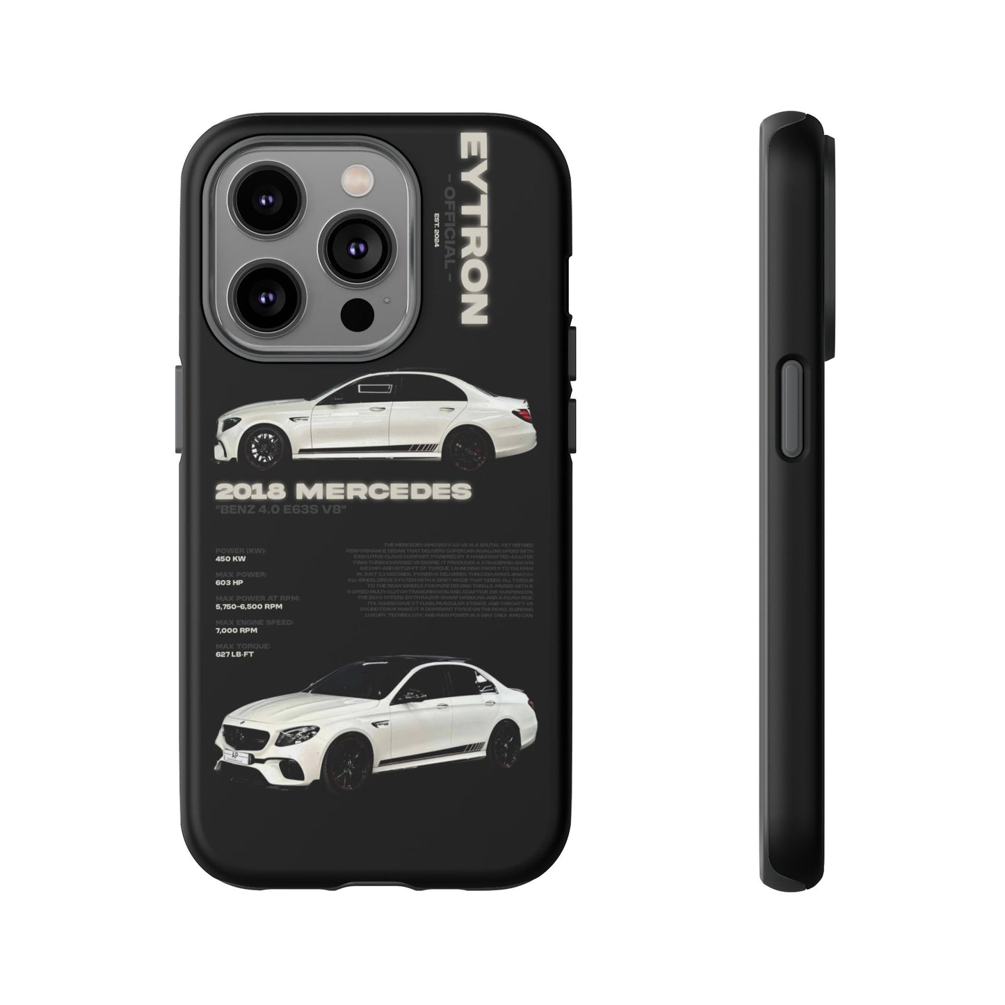 "Benz 4.0 E63S V8" Sturdy Case