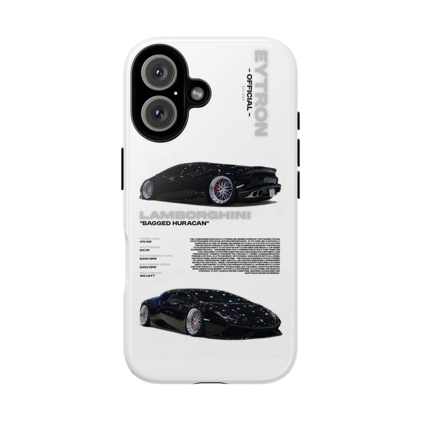 "Bagged Huracán" Sturdy Case