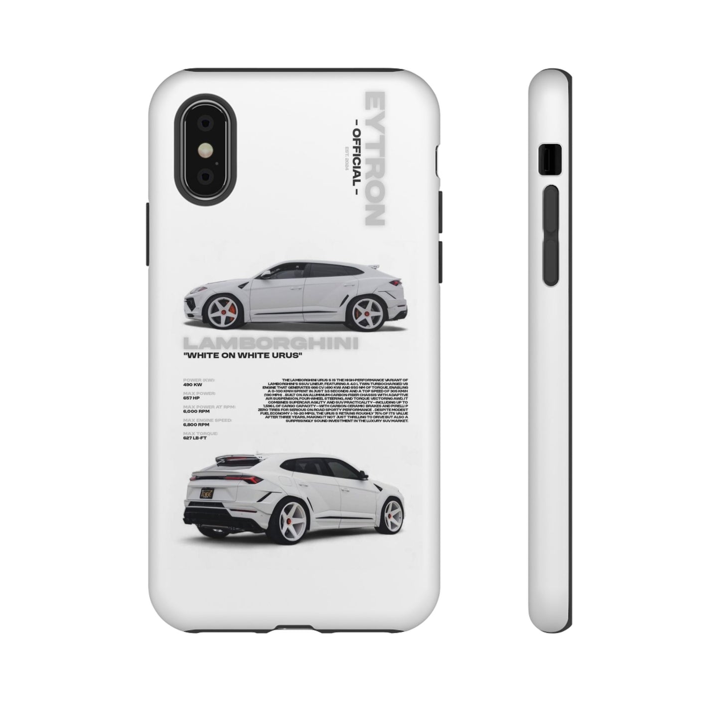 "White On White Urus" Sturdy Case