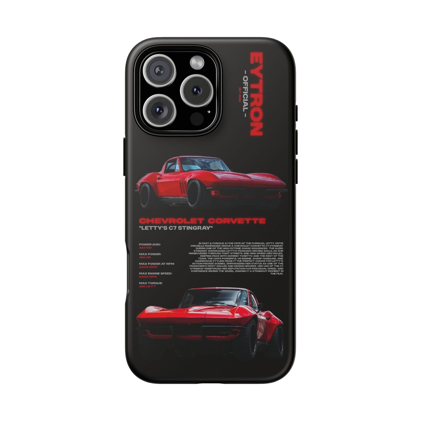 "Letty's C7 Stingray" Sturdy Case