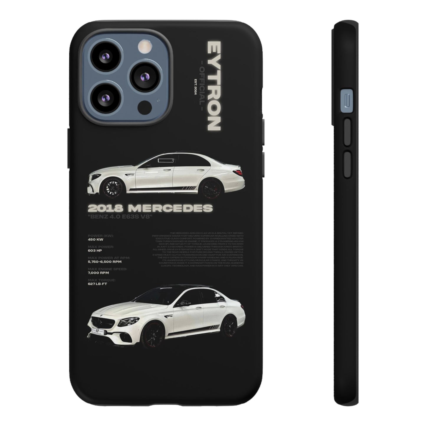 "Benz 4.0 E63S V8" Sturdy Case