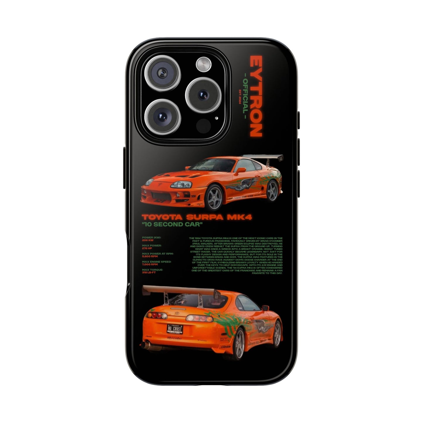 "10 Second Car" Sturdy Case