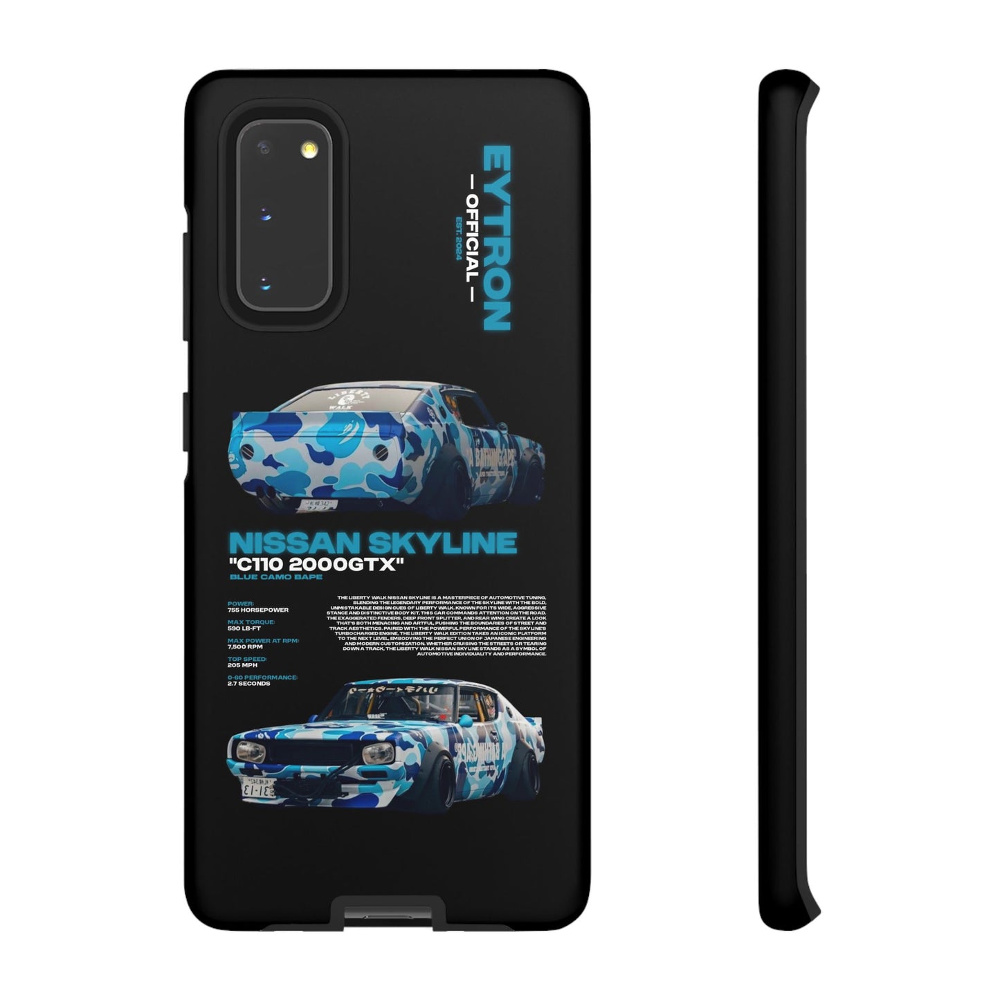 "Blue Camo Bape" Sturdy Case