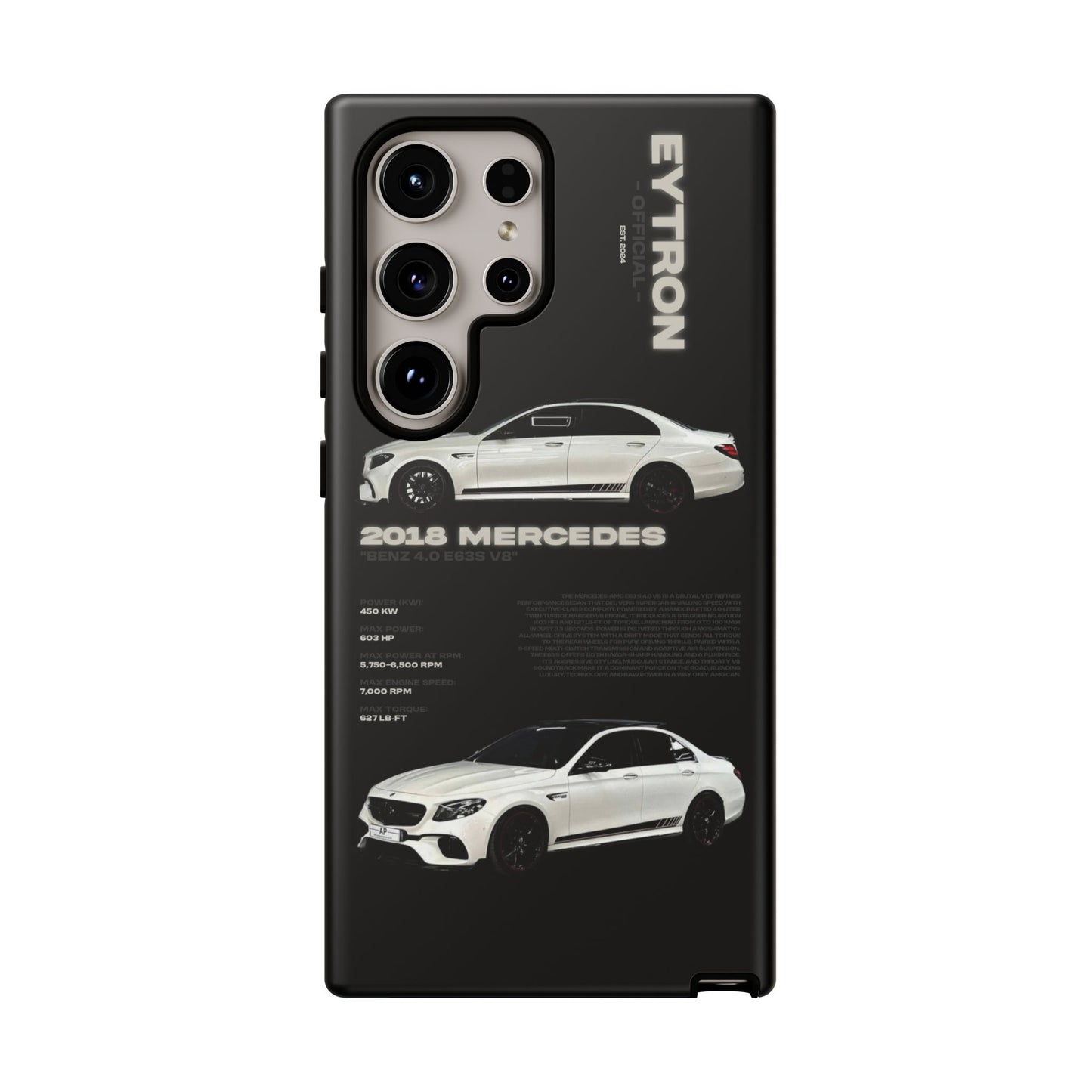 "Benz 4.0 E63S V8" Sturdy Case