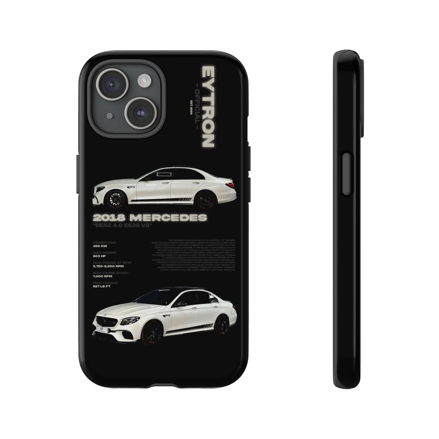 "Benz 4.0 E63S V8" Sturdy Case