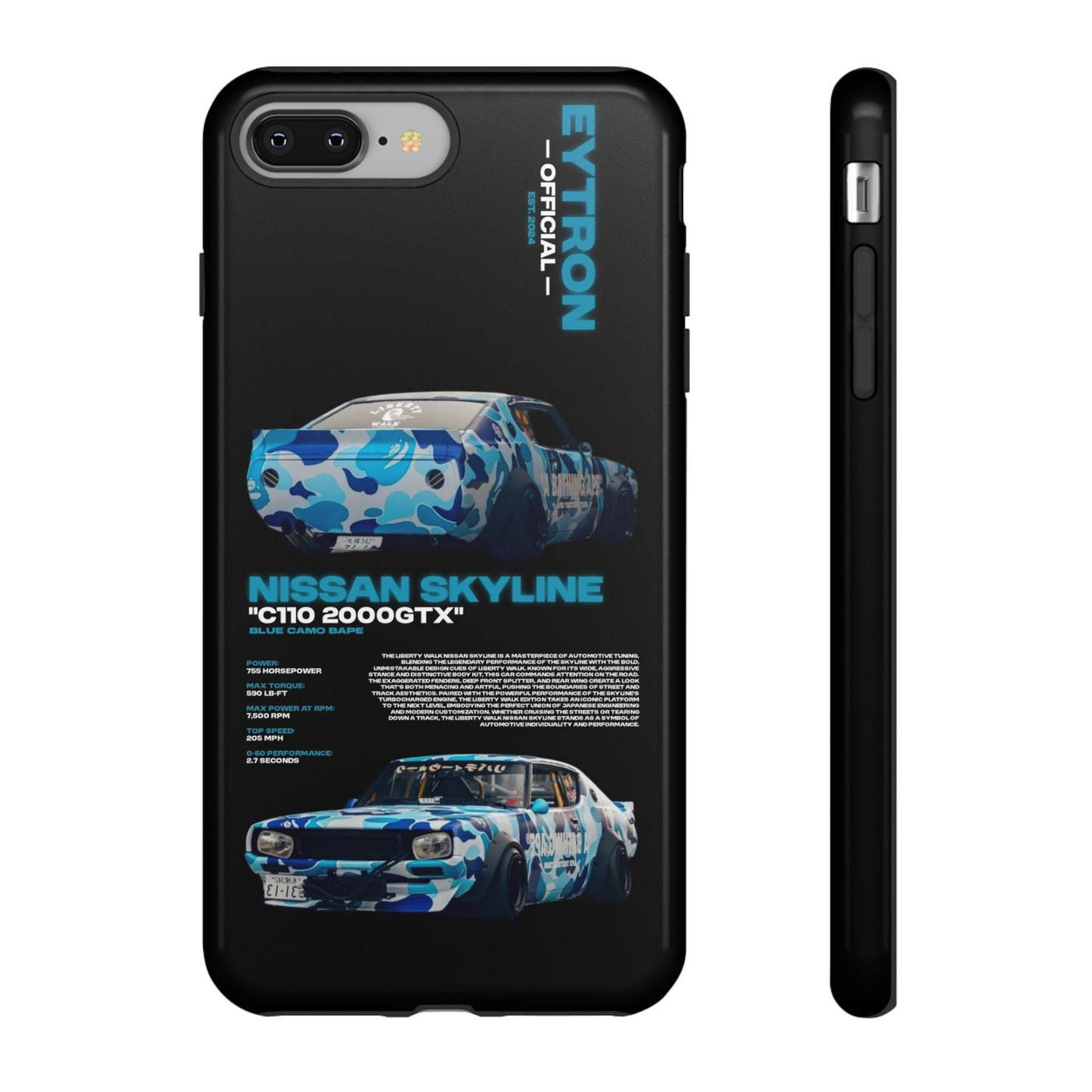 "Blue Camo Bape" Sturdy Case