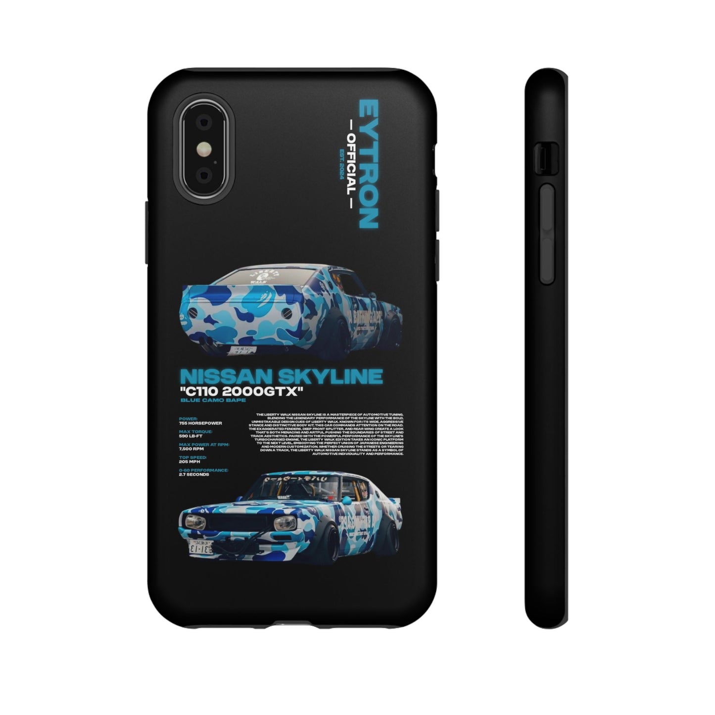 "Blue Camo Bape" Sturdy Case