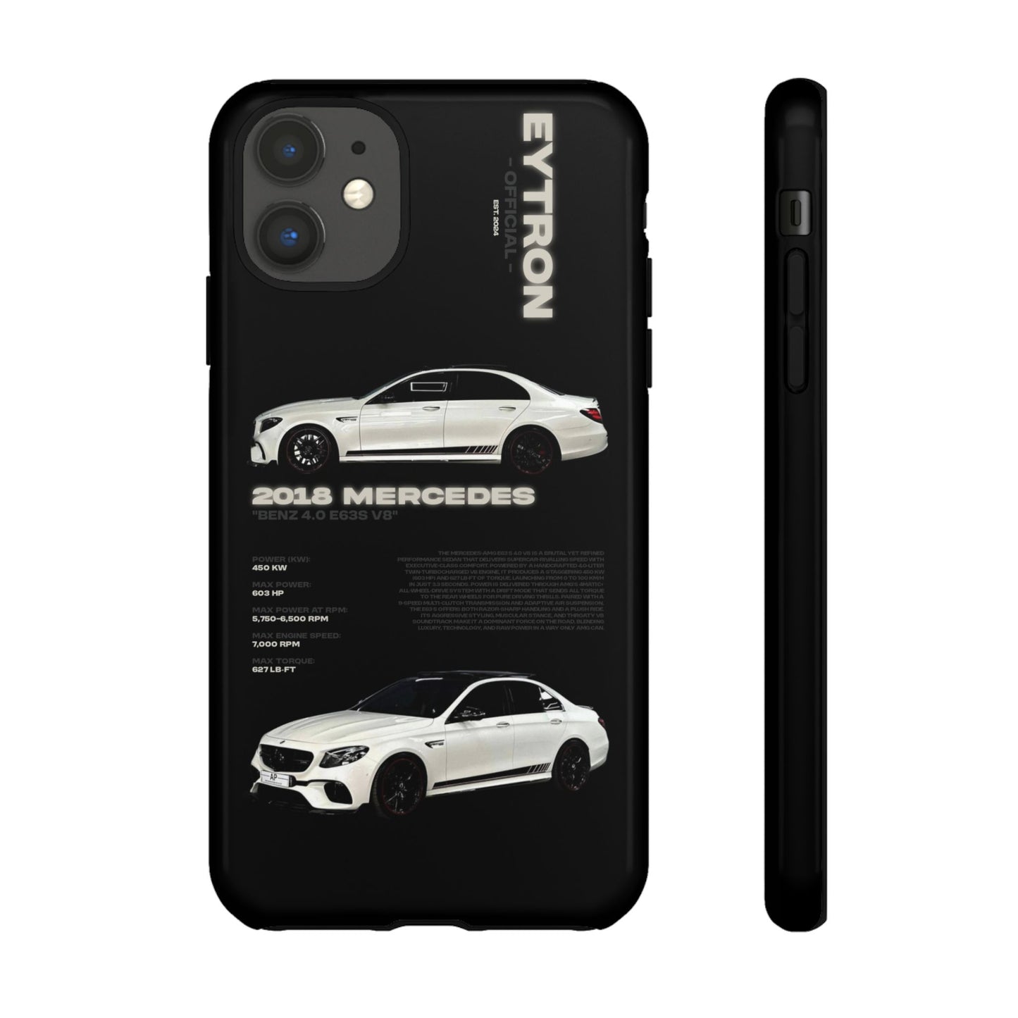 "Benz 4.0 E63S V8" Sturdy Case