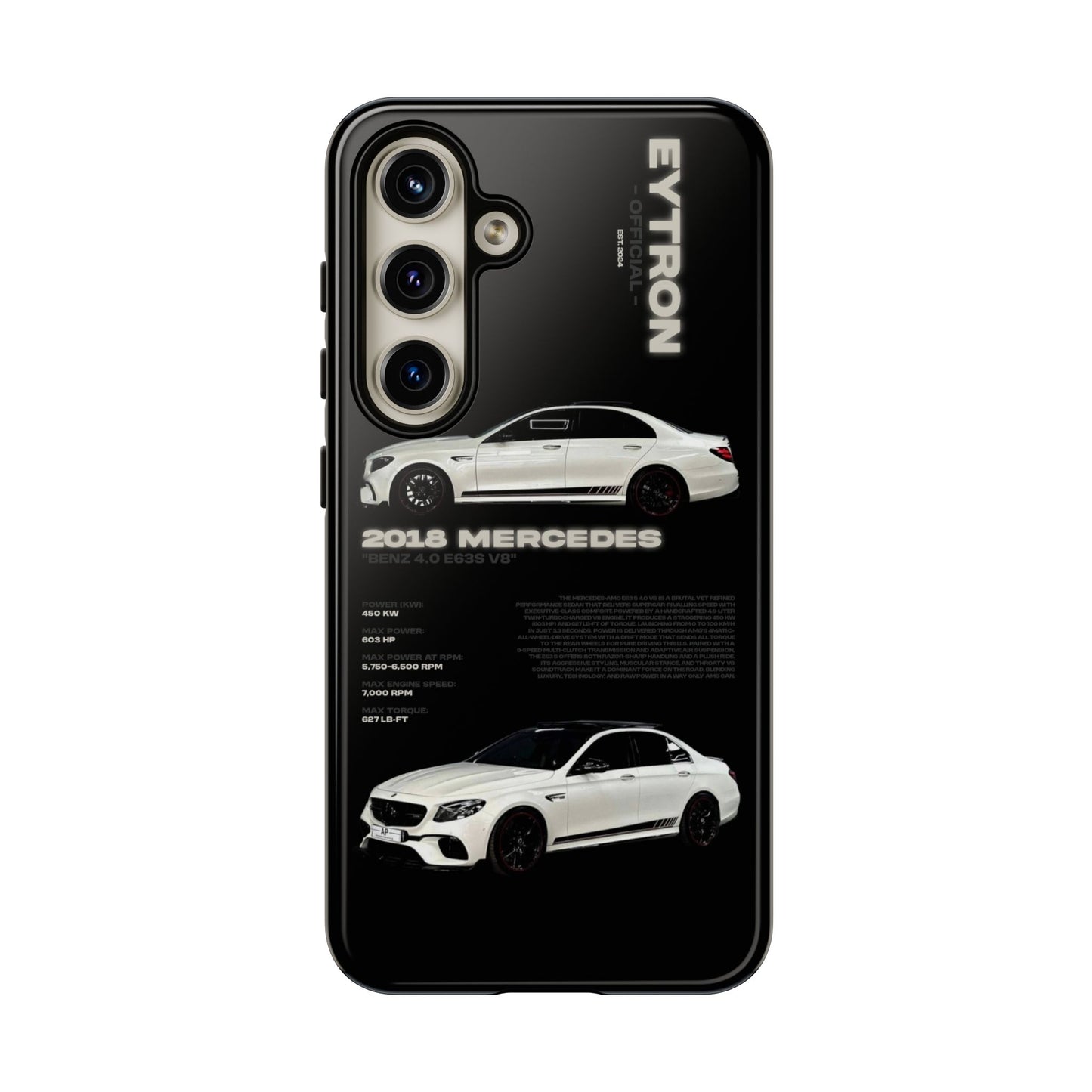 "Benz 4.0 E63S V8" Sturdy Case