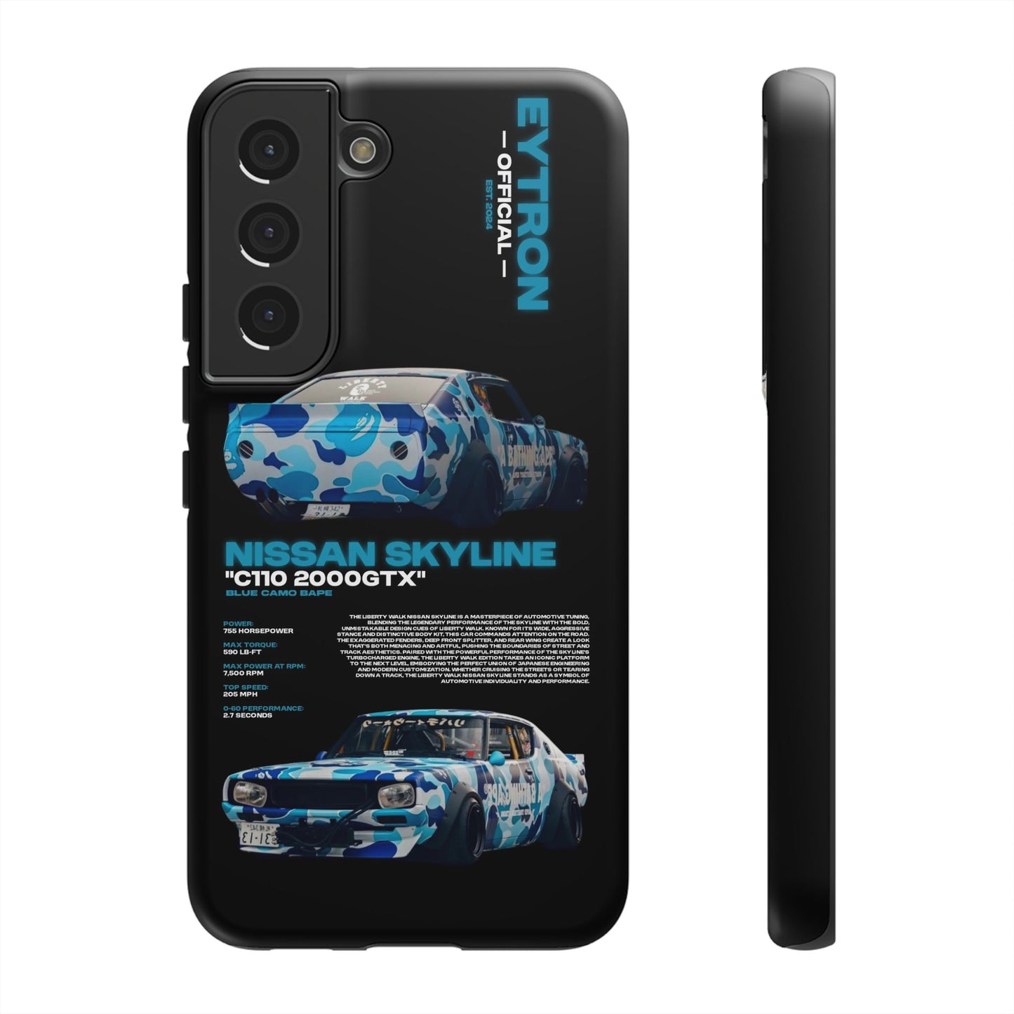"Blue Camo Bape" Sturdy Case