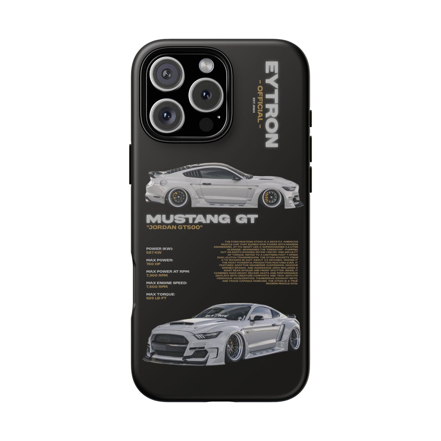 "Jordan GT500" Sturdy Case