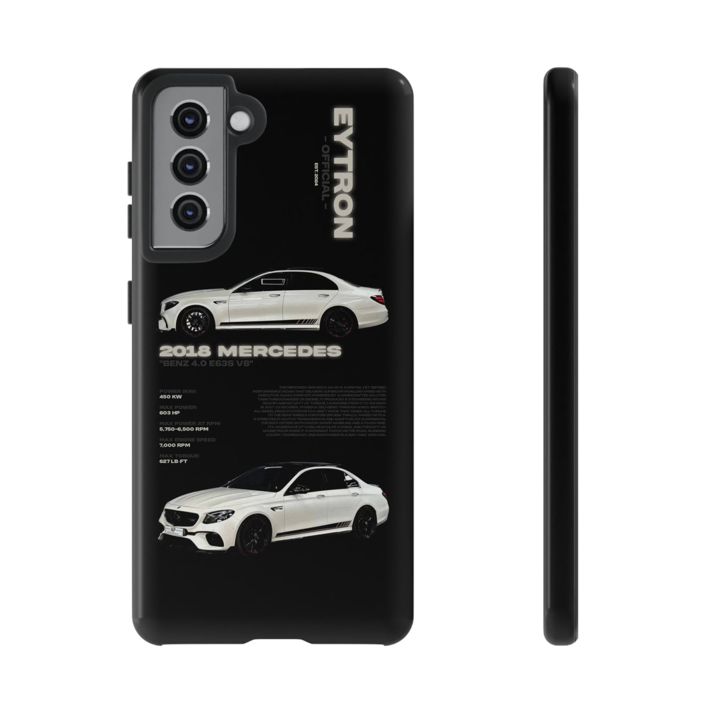 "Benz 4.0 E63S V8" Sturdy Case