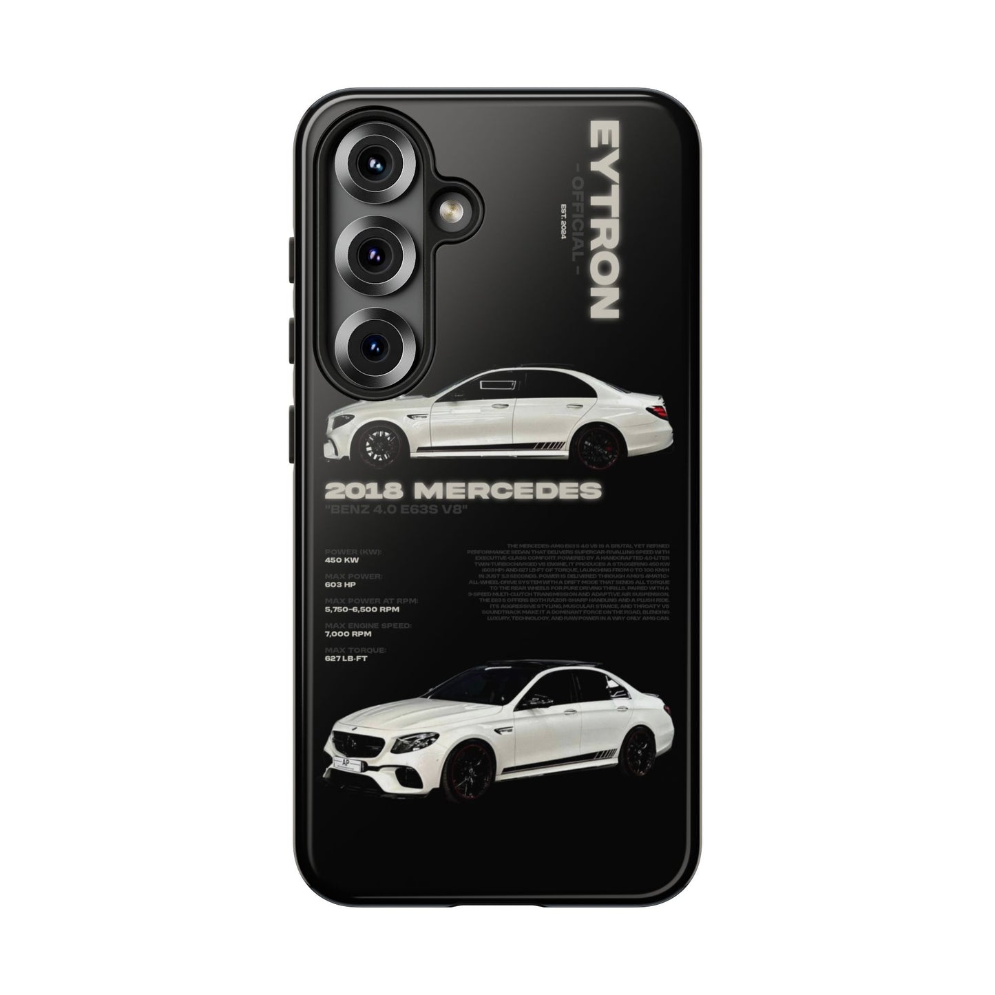 "Benz 4.0 E63S V8" Sturdy Case