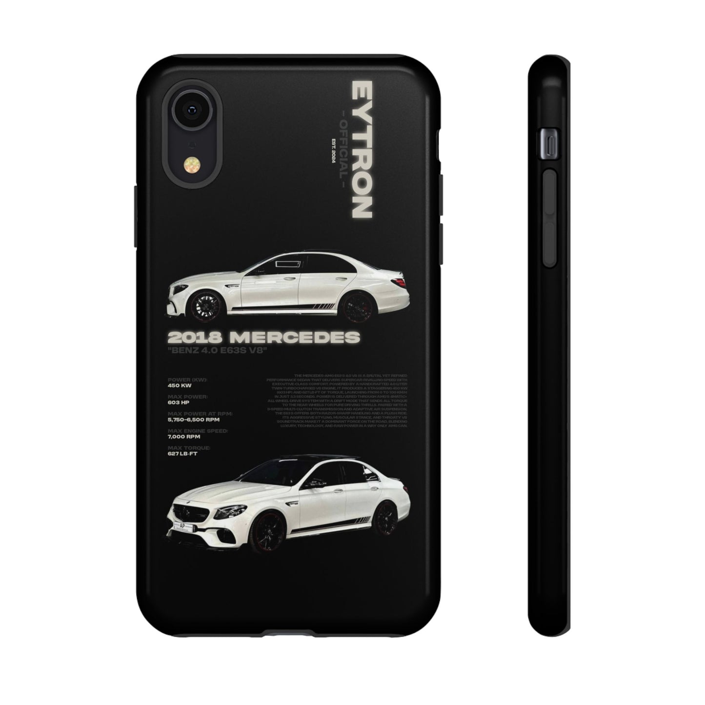 "Benz 4.0 E63S V8" Sturdy Case