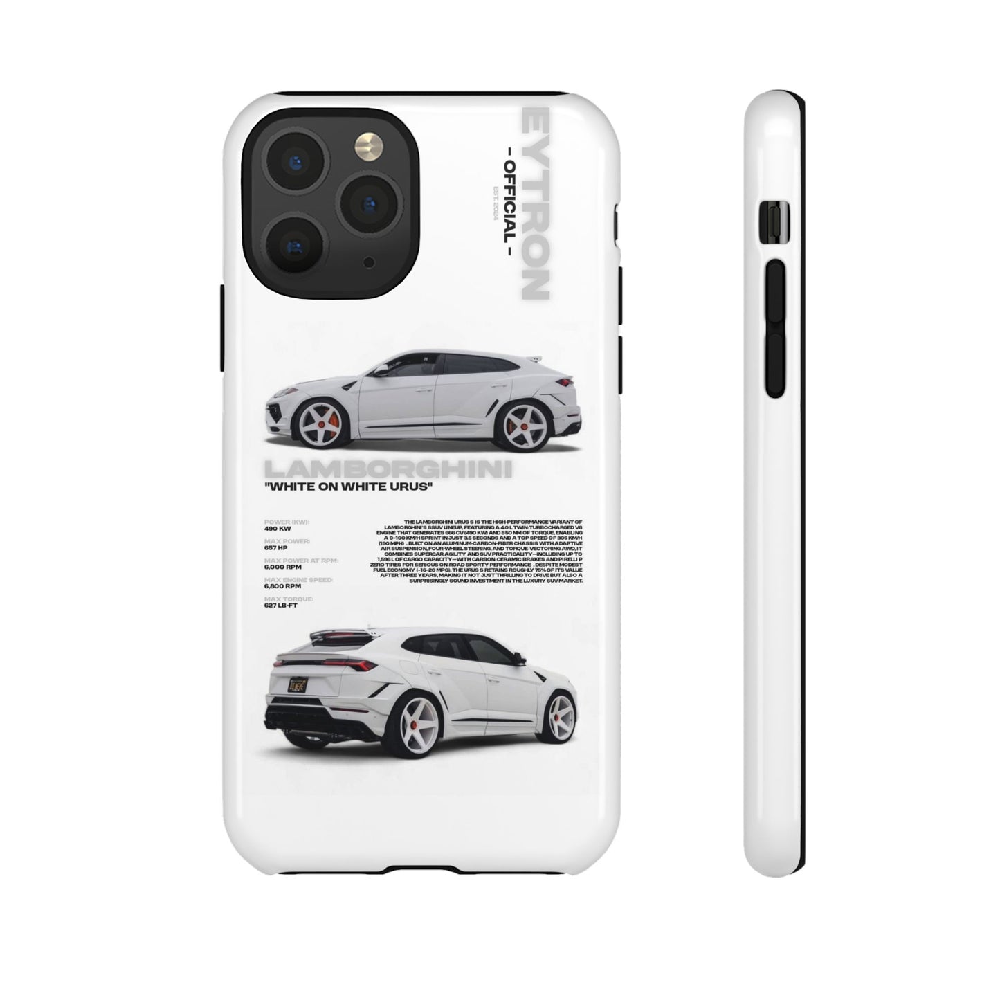 "White On White Urus" Sturdy Case