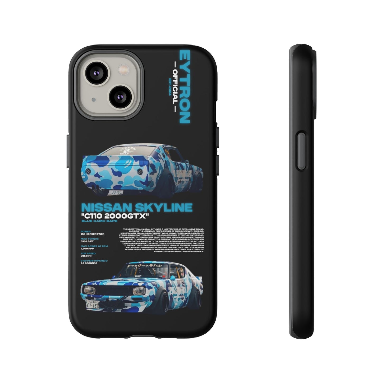"Blue Camo Bape" Sturdy Case