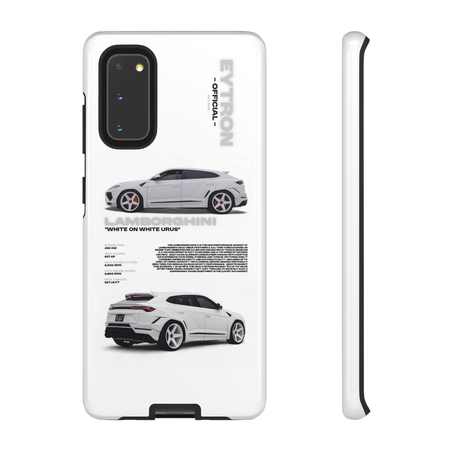 "White On White Urus" Sturdy Case