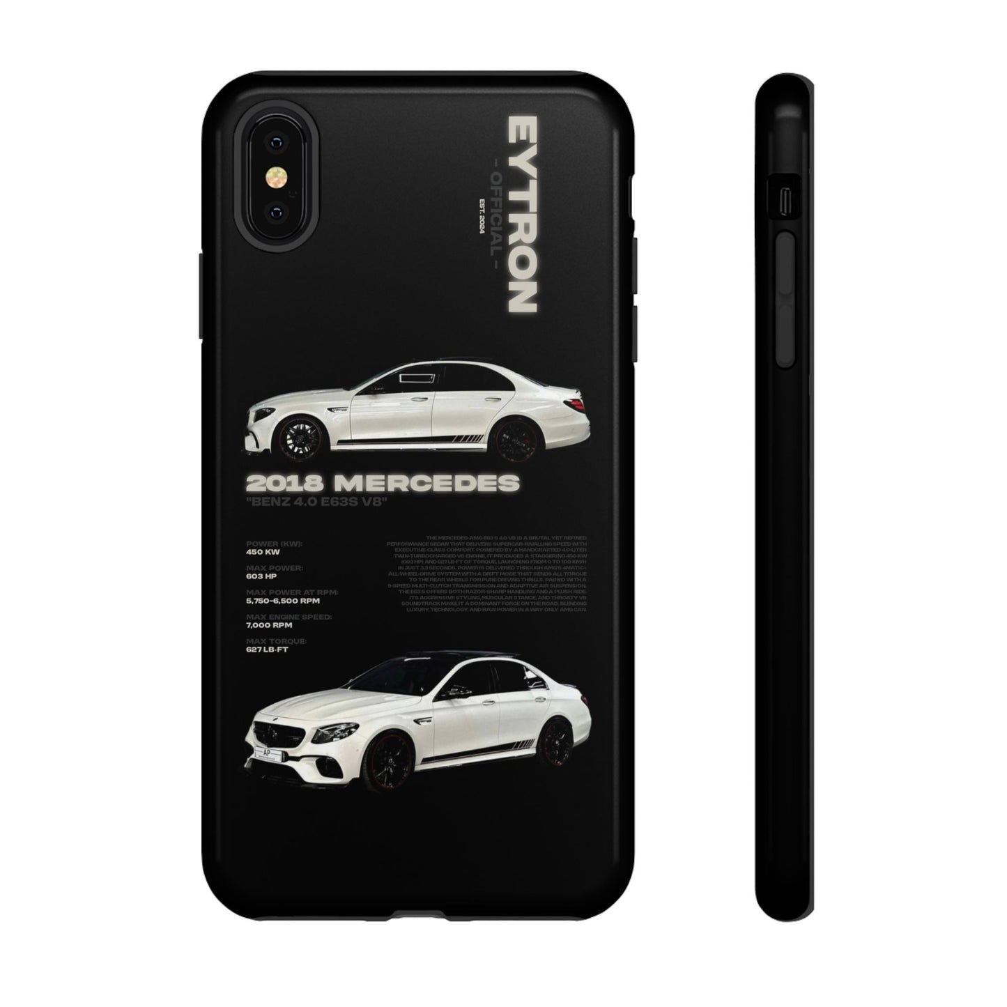 "Benz 4.0 E63S V8" Sturdy Case
