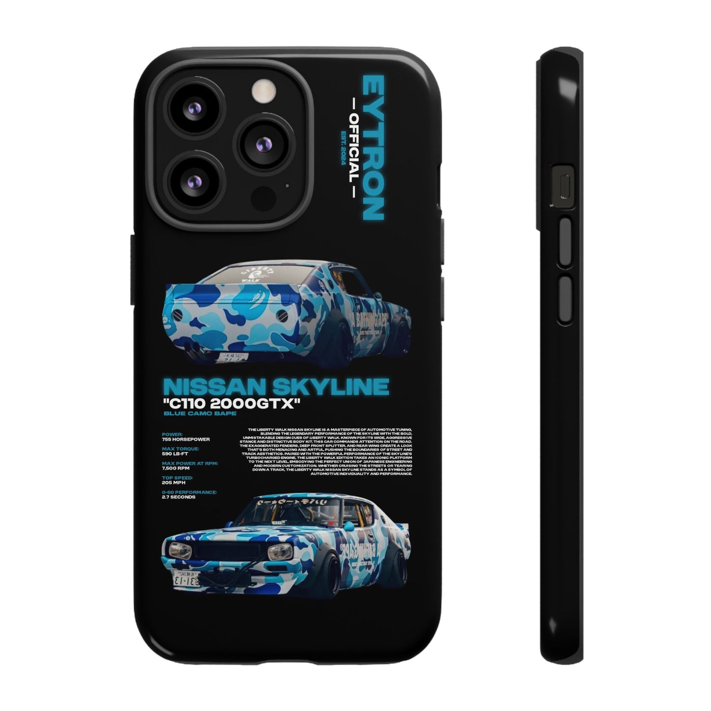"Blue Camo Bape" Sturdy Case