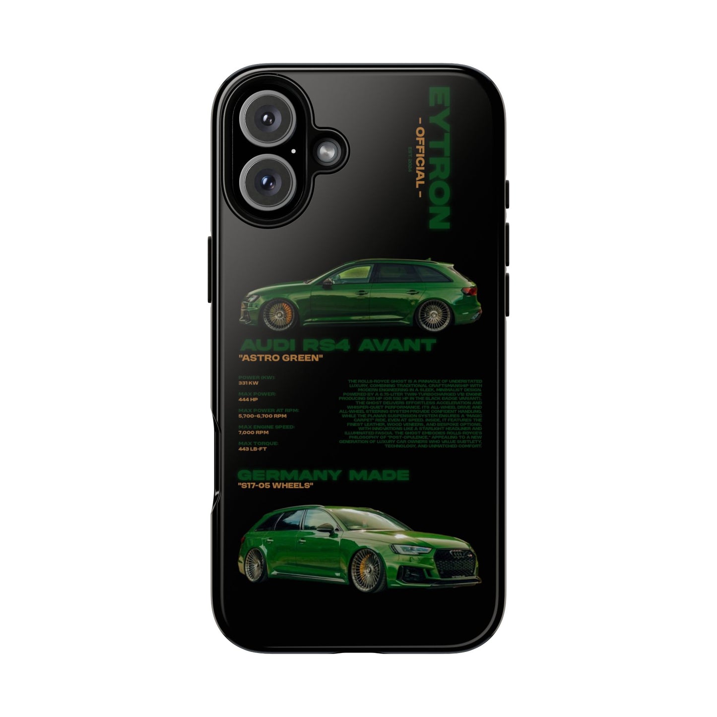 "Astro Green" Sturdy Case