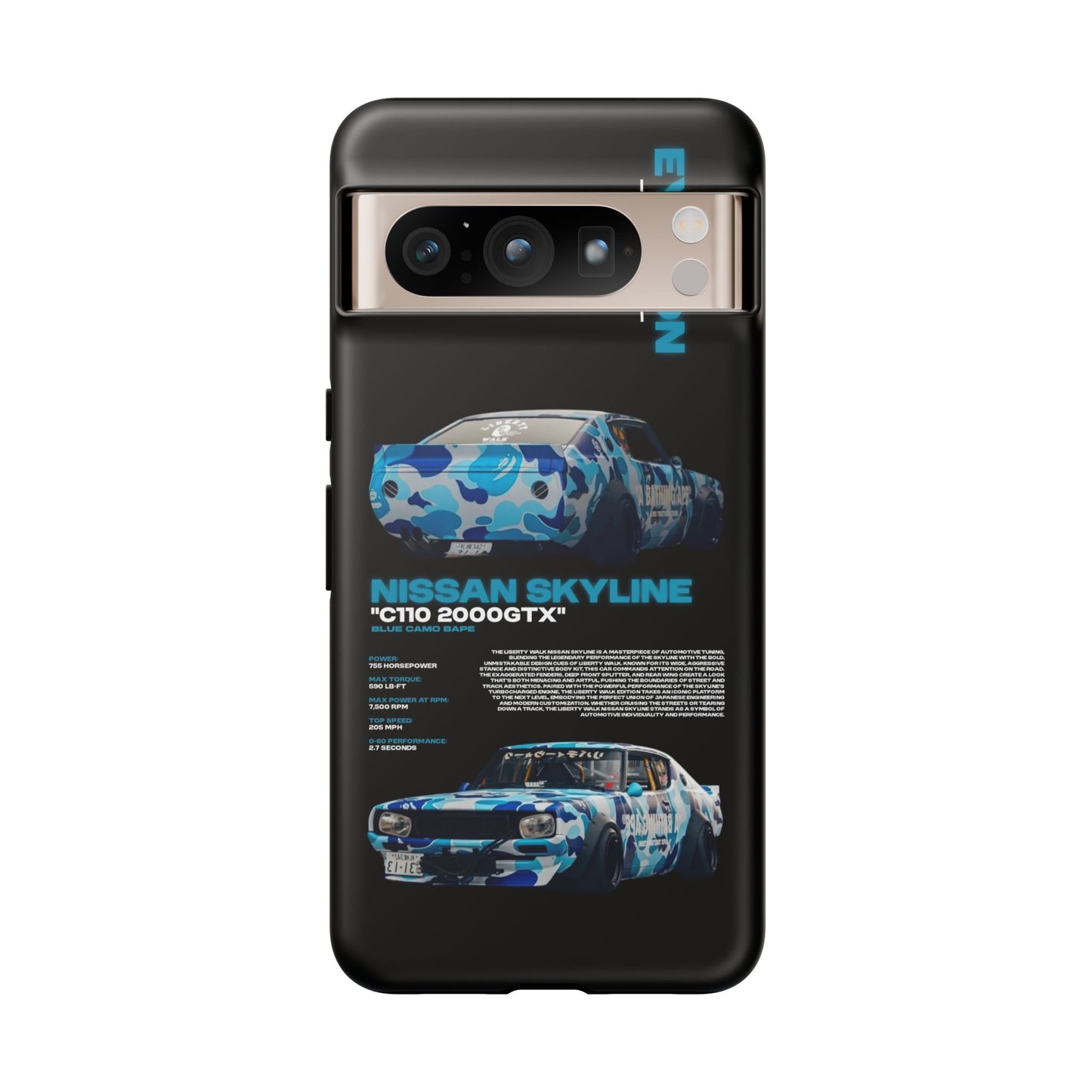 "Blue Camo Bape" Sturdy Case