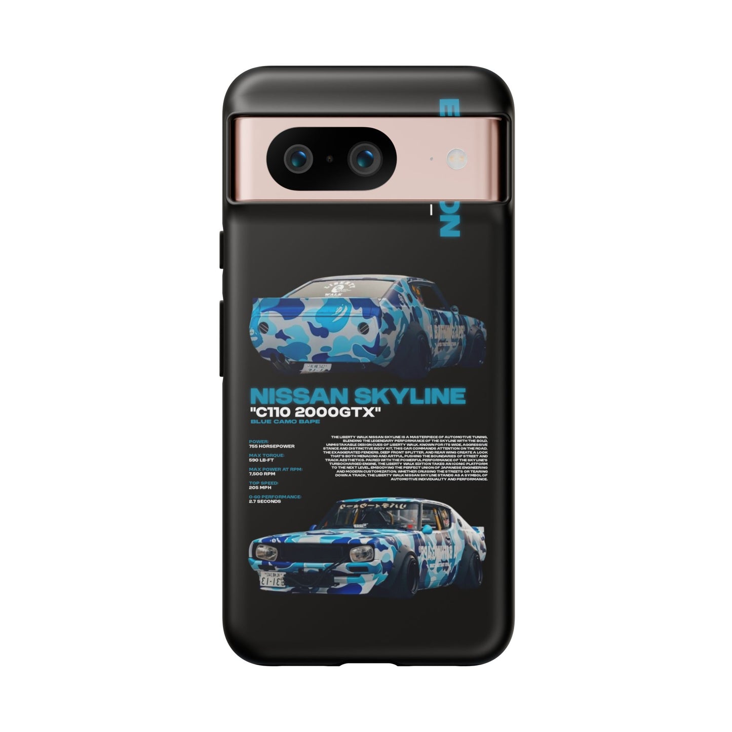 "Blue Camo Bape" Sturdy Case