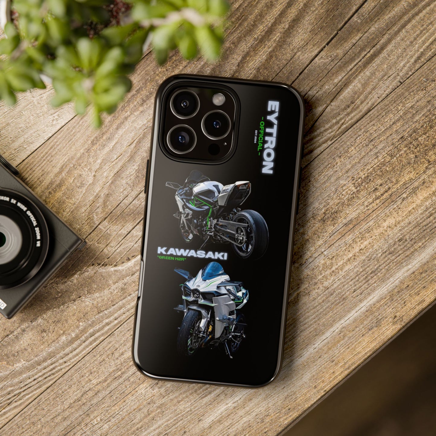 "Green H2R" Moto Case