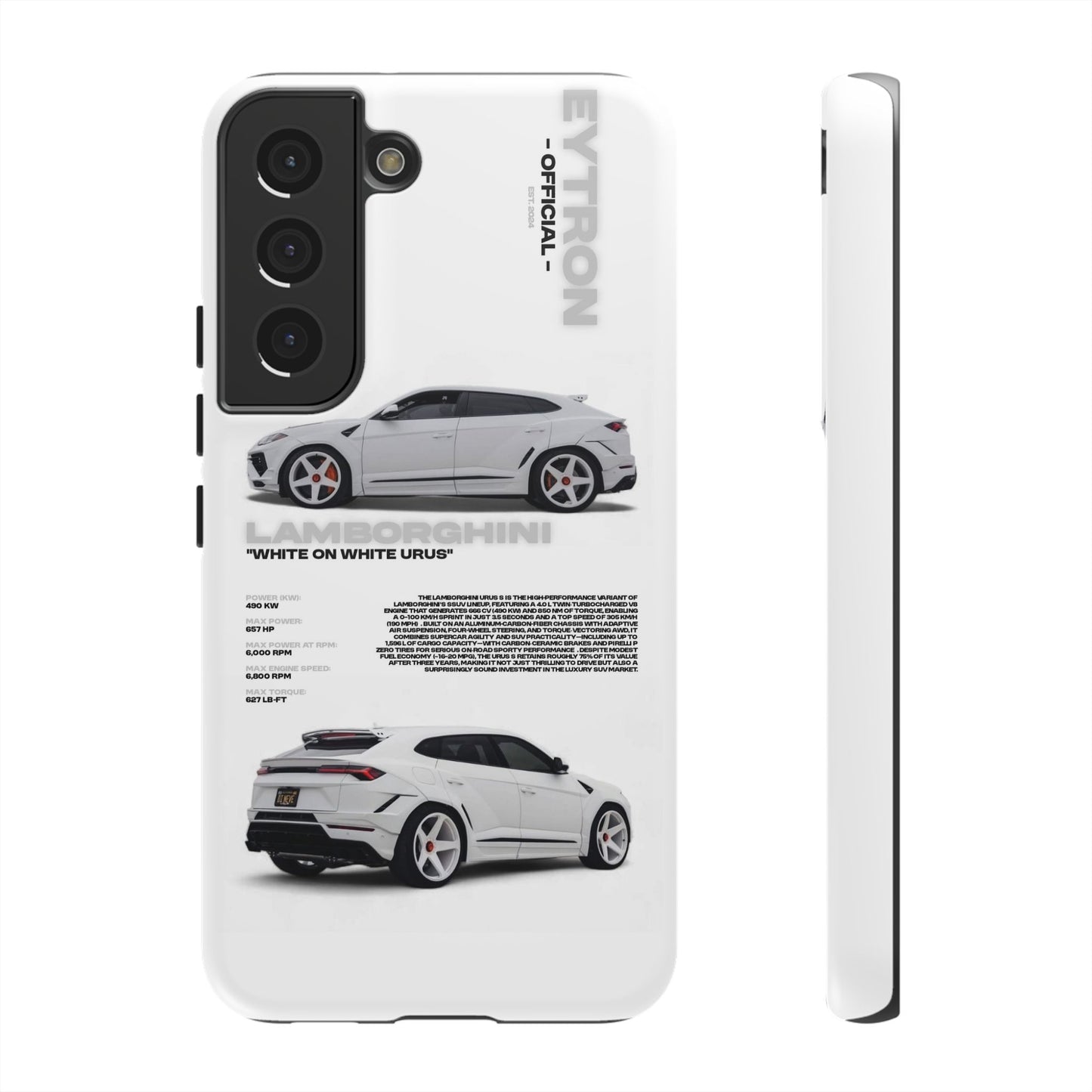 "White On White Urus" Sturdy Case